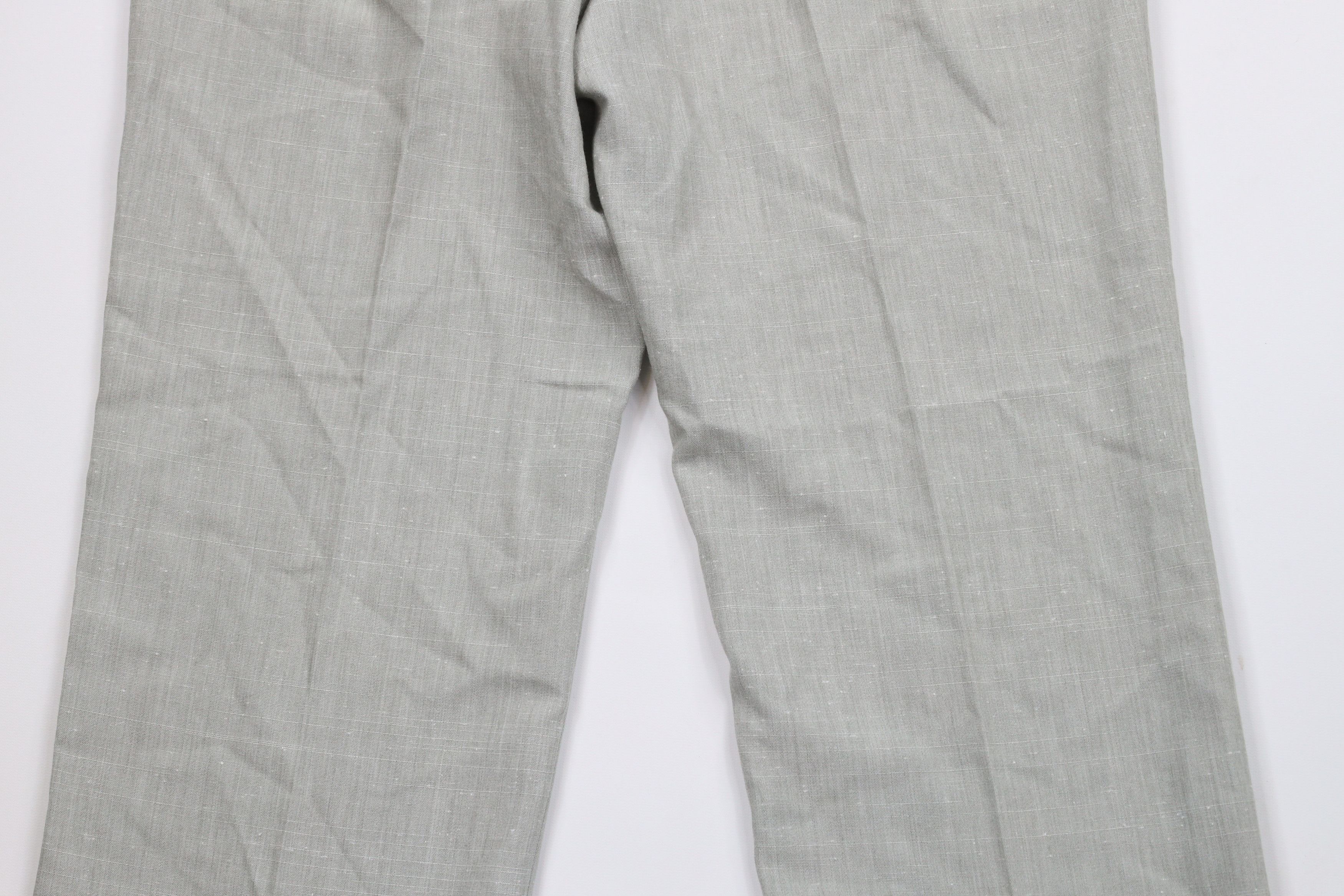 Vintage Vintage 70s Rockabilly Fleck Wide Leg Chinos Trousers Pants Size US 34 / EU 50 - 11 Thumbnail