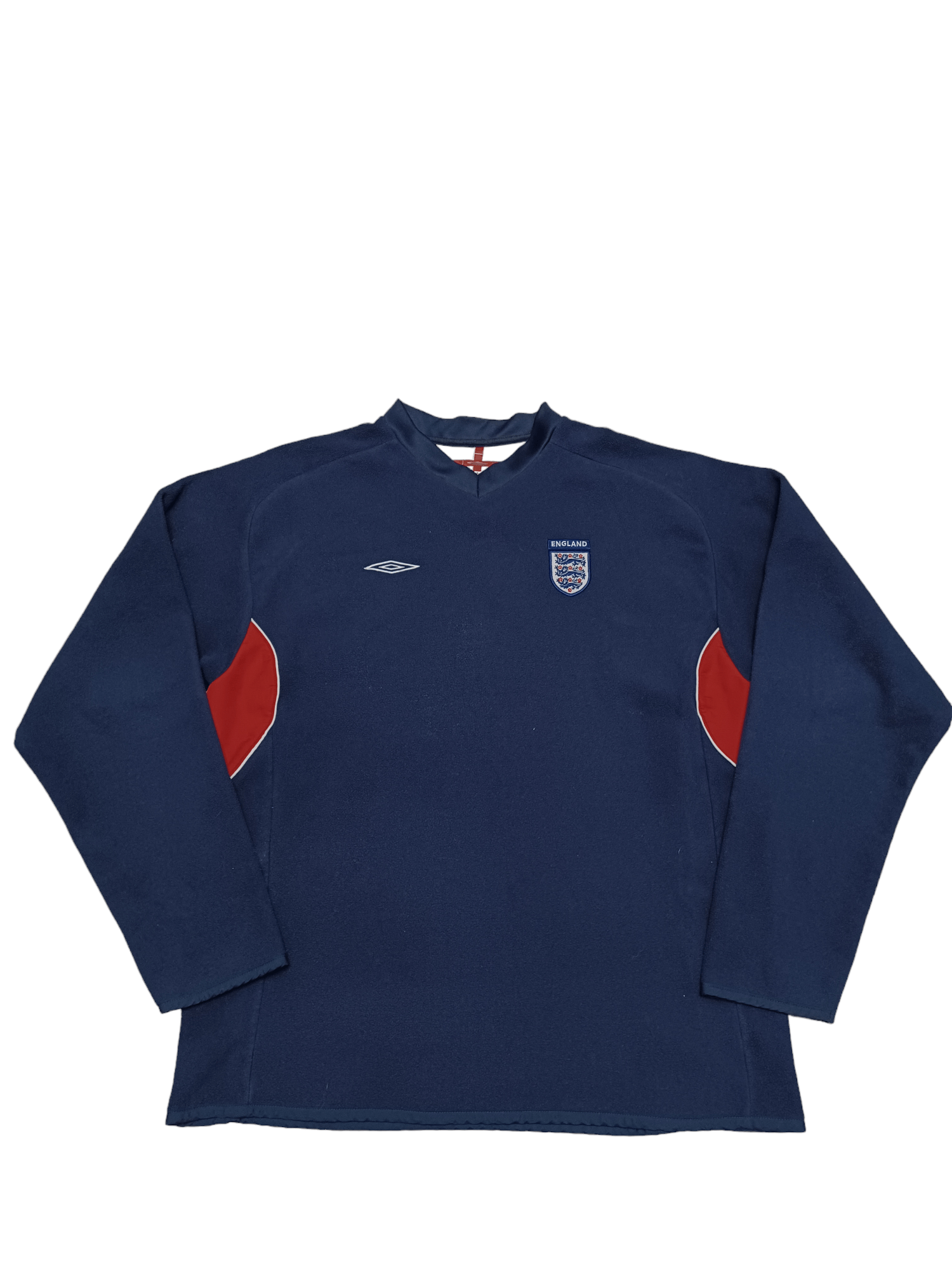 Umbro VINTAGE 2004-06 ENGLAND FLEECE OVERSIZE SWEATSHIRT SOCCER Size US L / EU 52-54 / 3 - 1 Thumbnail