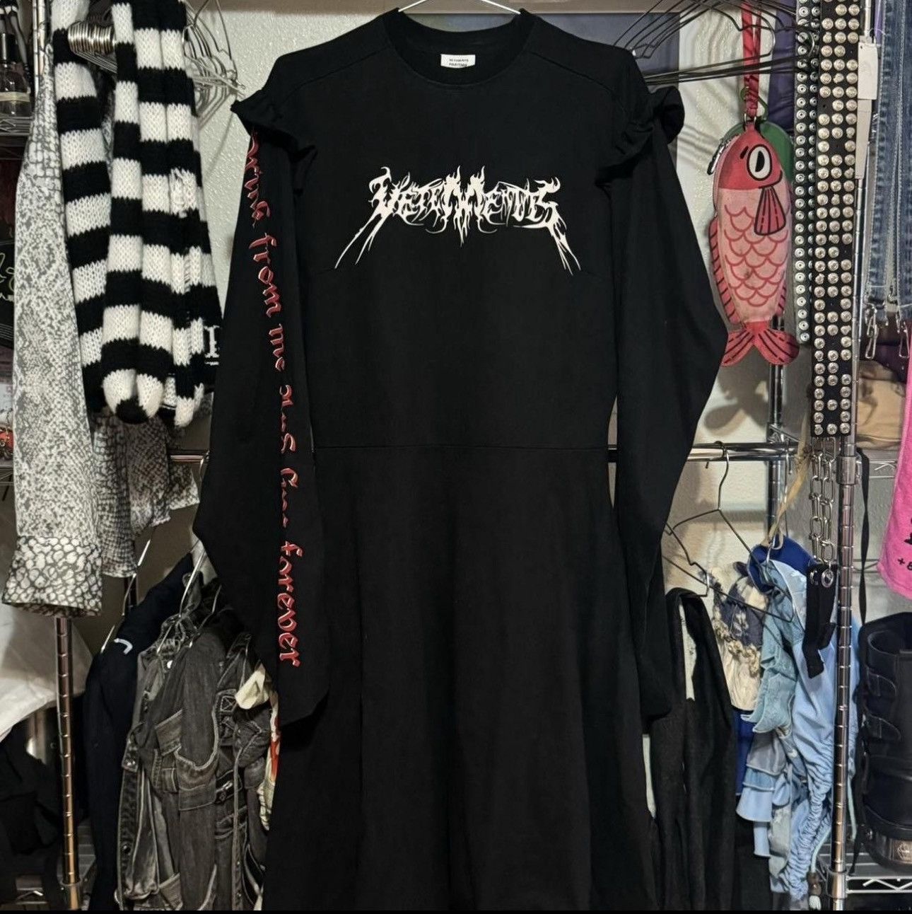Vetements Vetements AW16 TFD Total F*cking Darkness Dress Size XS / US 0-2 / IT 36-38 - 3 Thumbnail