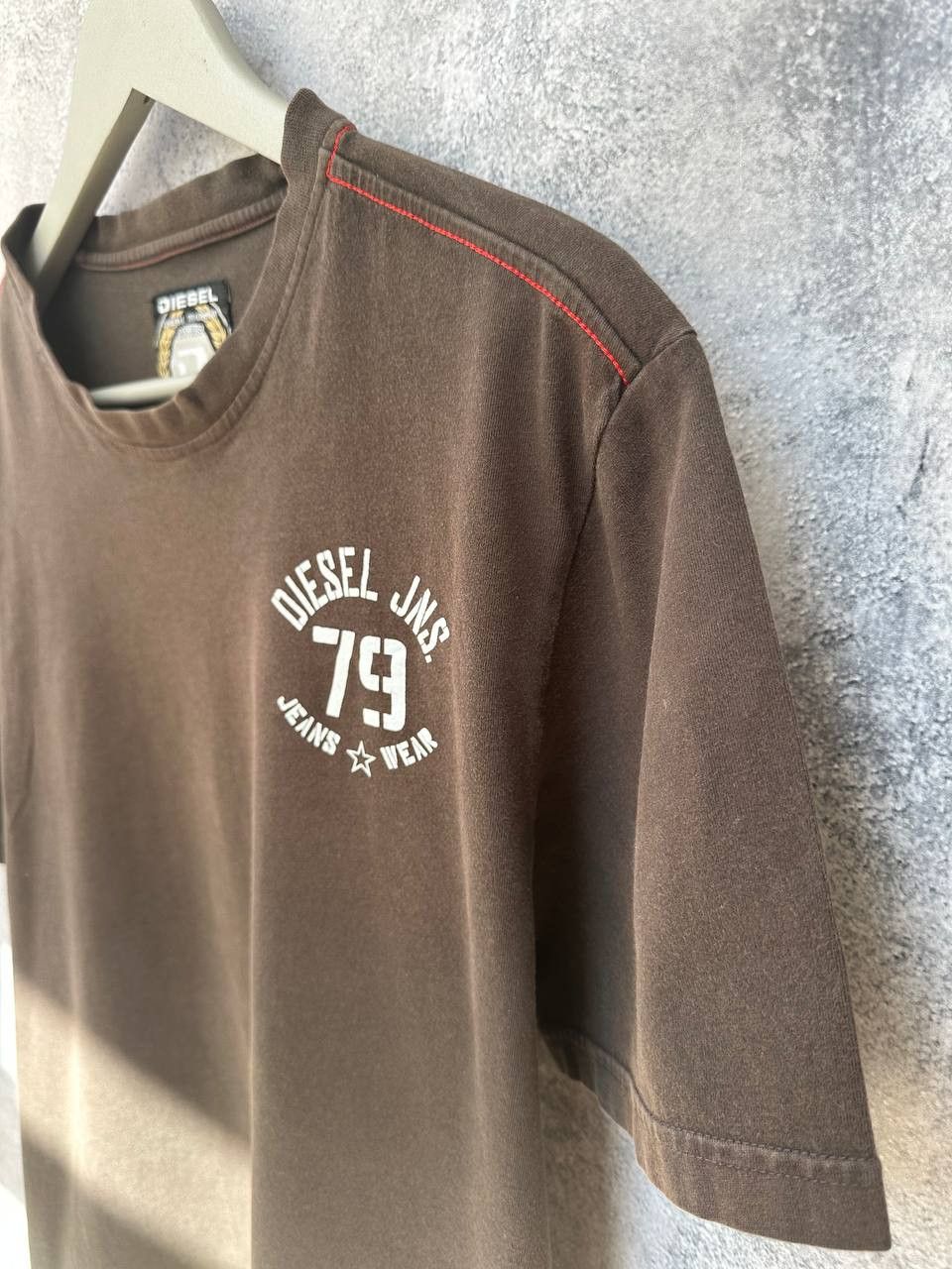 Diesel Diesel Vintage Denim Rare Crew Neck T-Shirt Tee Big Logo Size US XL / EU 56 / 4 - 8 Thumbnail