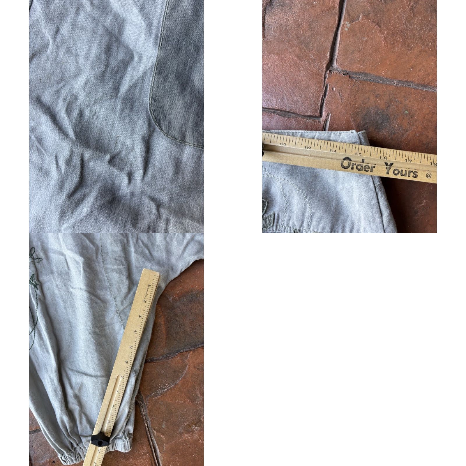 Yohji Yamamoto VINTAGE Kiss Therapy Baggy Pants Women’s 30 Yohji Yamamoto Style 90s Y2K Size 30" / US 8 / IT 44 - 8 Thumbnail