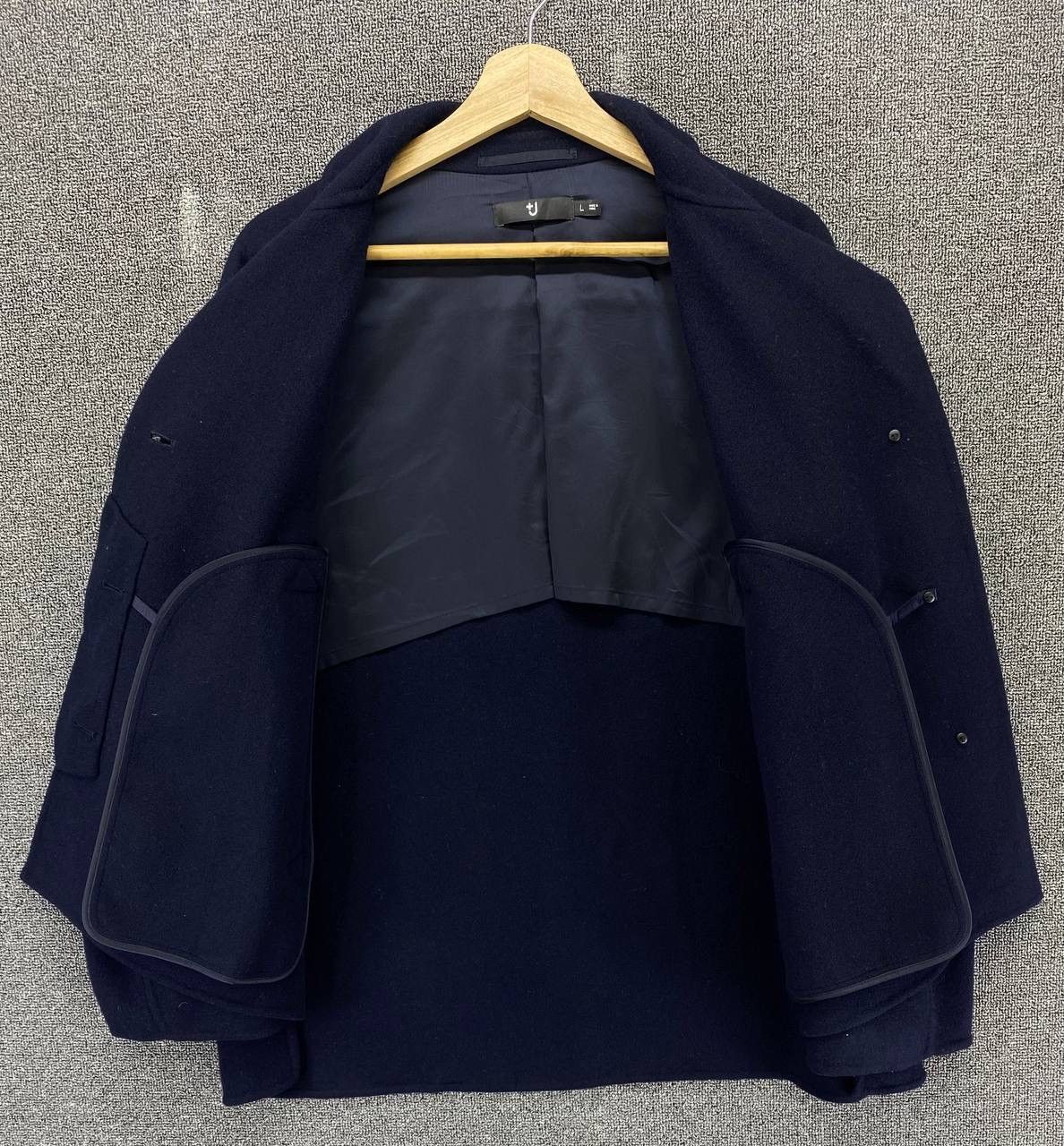 Jil Sander Jill Sander x Uniqlo Beigi Wool Coat Jacket Size L / US 10 / IT 46 - 7 Thumbnail