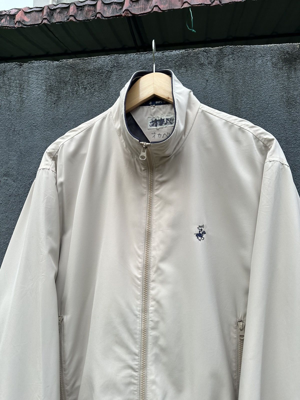 Beverly Hills Polo Club Baverly Hills Polo Club Cream Bomber Jacket Size US M / EU 48-50 / 2 - 5 Thumbnail