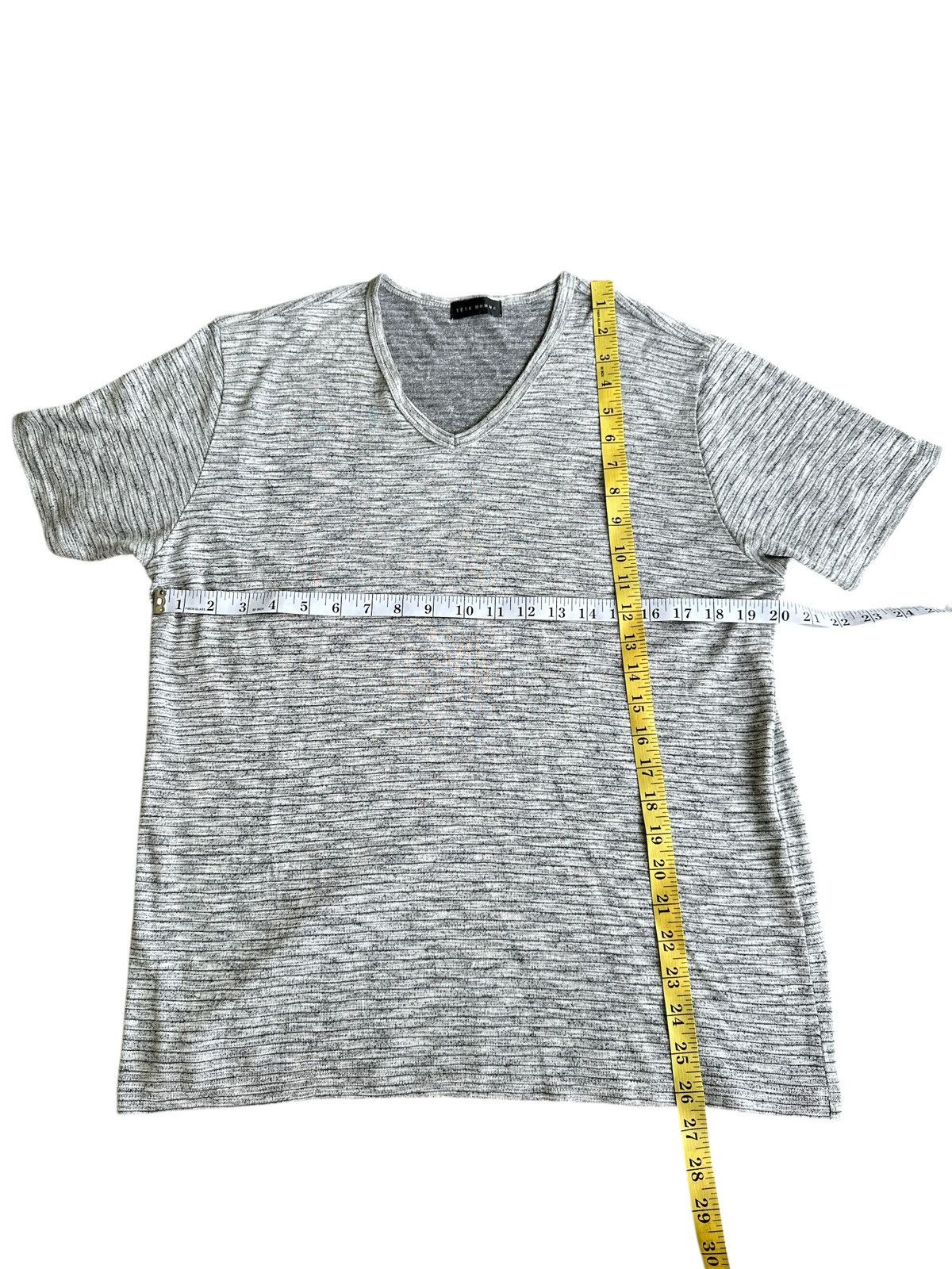 Kapital Tette Homme V Neck Plain Tee. Size US L / EU 52-54 / 3 - 3 Thumbnail