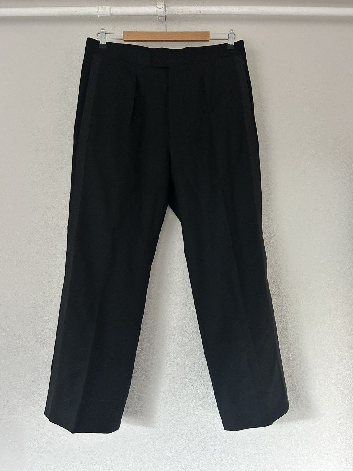 Gucci Gucci Wide-Leg Wool Trousers with Side Stripes Size US 36 / EU 52 - 6 Thumbnail