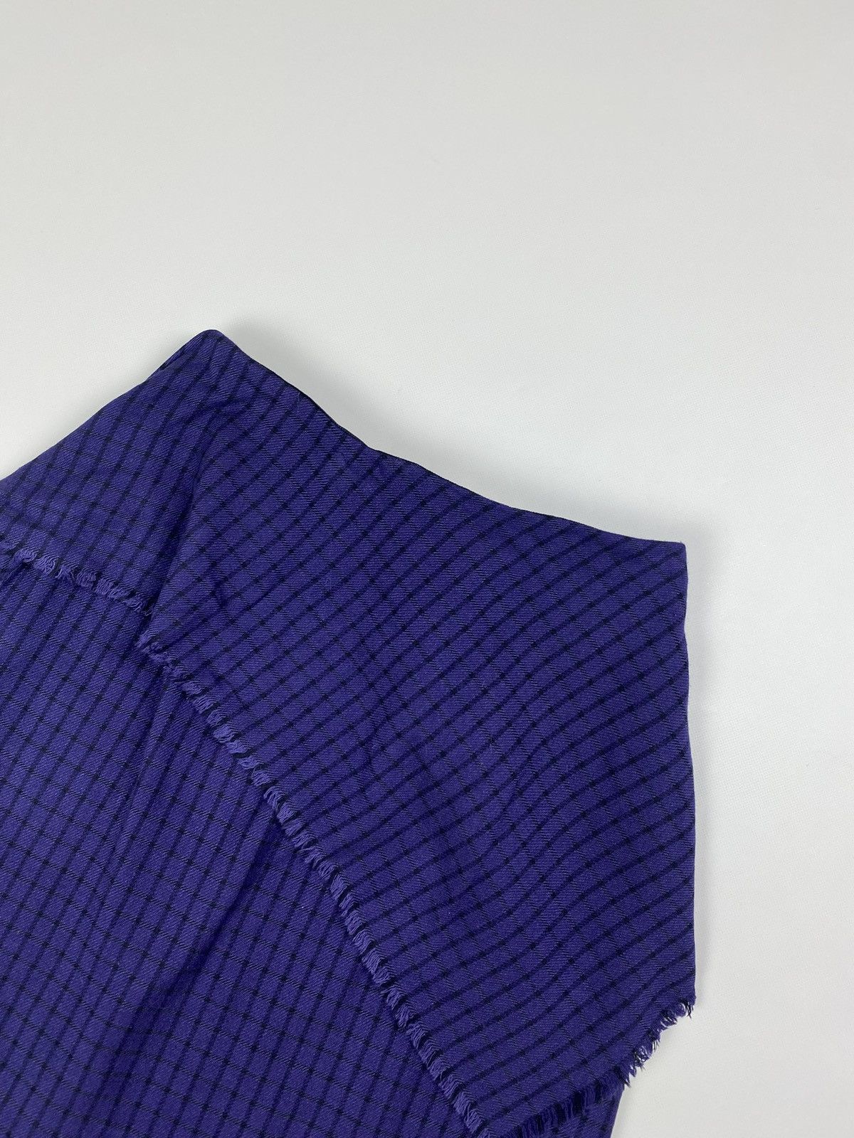 Issey Miyake × Japanese Brand × Vintage Issey Miyake vintage checked wrap skirt size 42 Size 28" / US 6 / IT 42 - 13 Thumbnail
