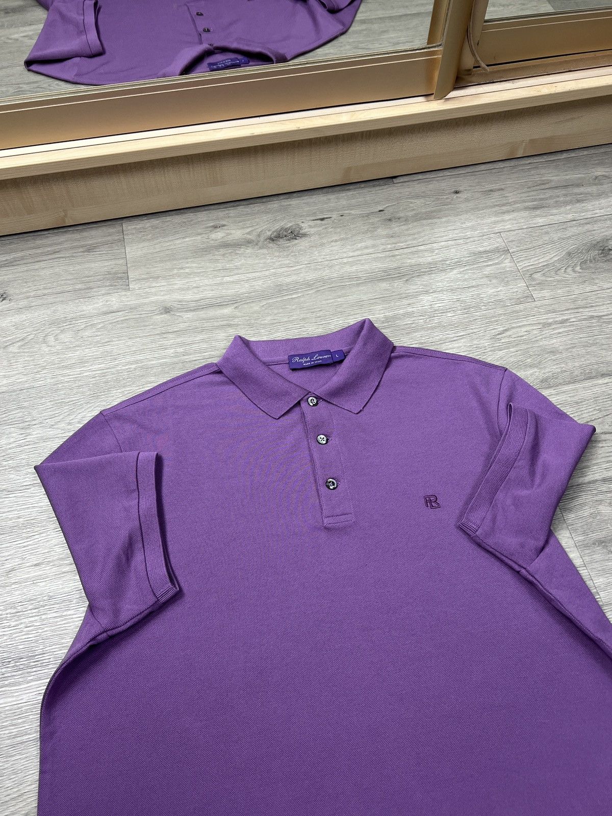Ralph Lauren Purple Label Ralph Lauren Purple Label Made In Italy Men’s L Luxury Polo Size US L / EU 52-54 / 3 - 3 Thumbnail