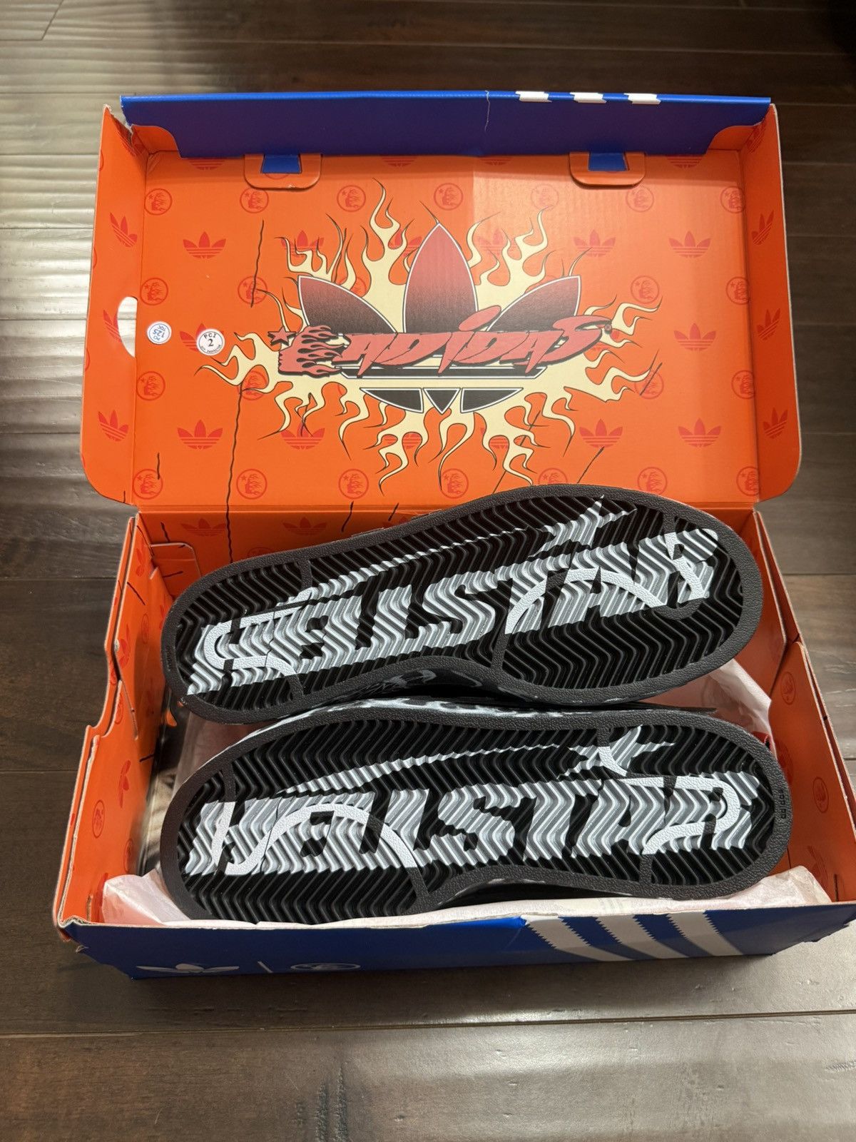 HELLSTAR HELLSTAR X ADIDAS SNEAKER COMPLEXCON EXCLUSIVE Size US 6.5 / EU 39-40 - 4 Thumbnail