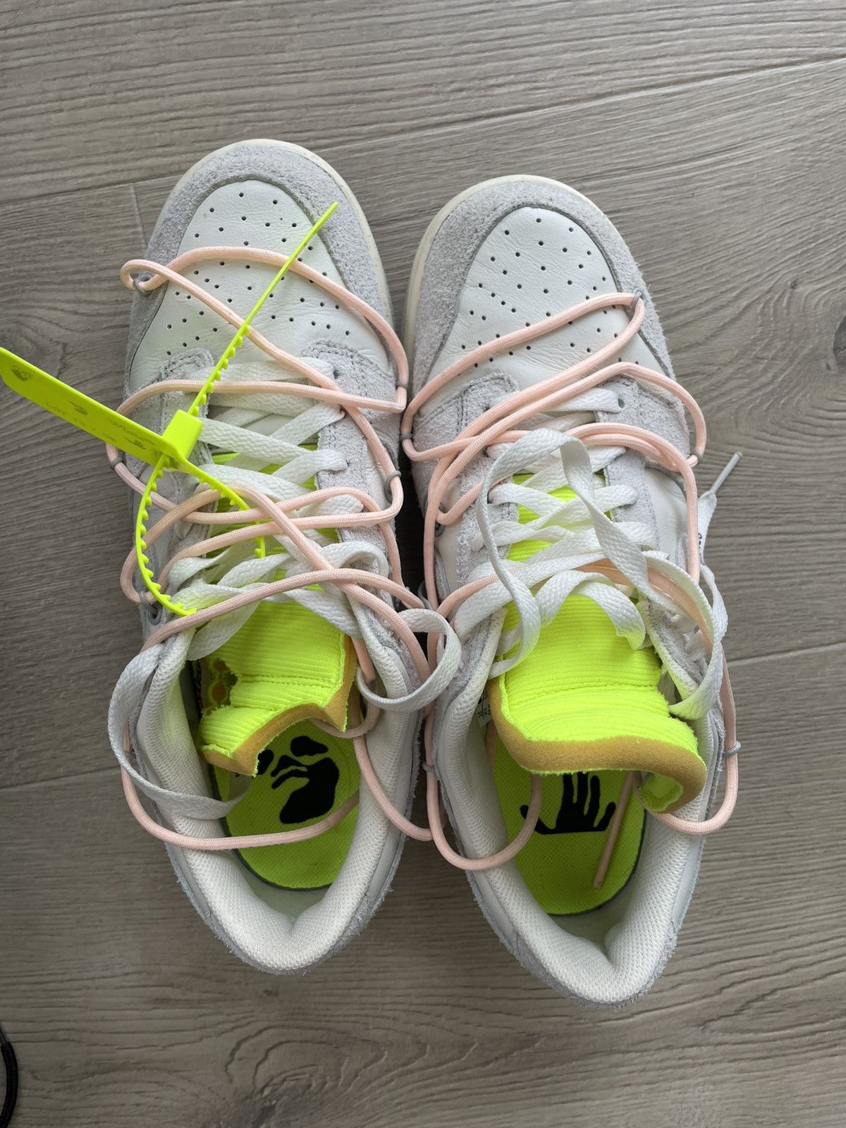 Nike × Off-White Nike X OFF-WHITE Dunk Lot 12 Size US 10 / EU 43 - 8 Thumbnail