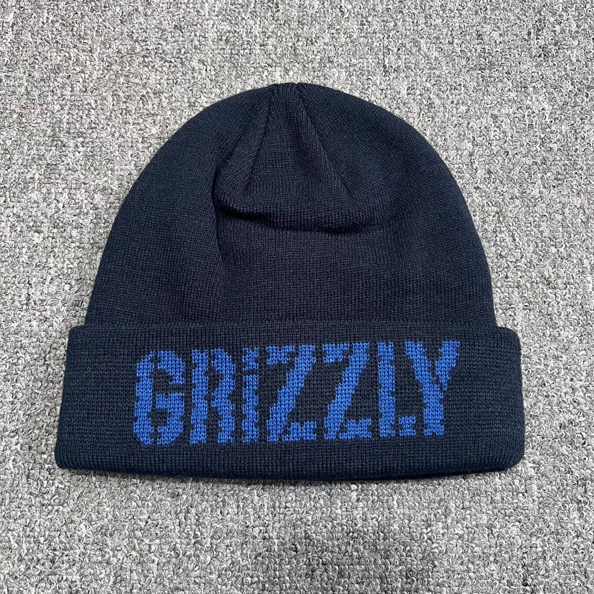 Grizzly Griptape Grizzly Griptape bear embroidered knit beanie Q7 Size ONE SIZE - 4 Thumbnail