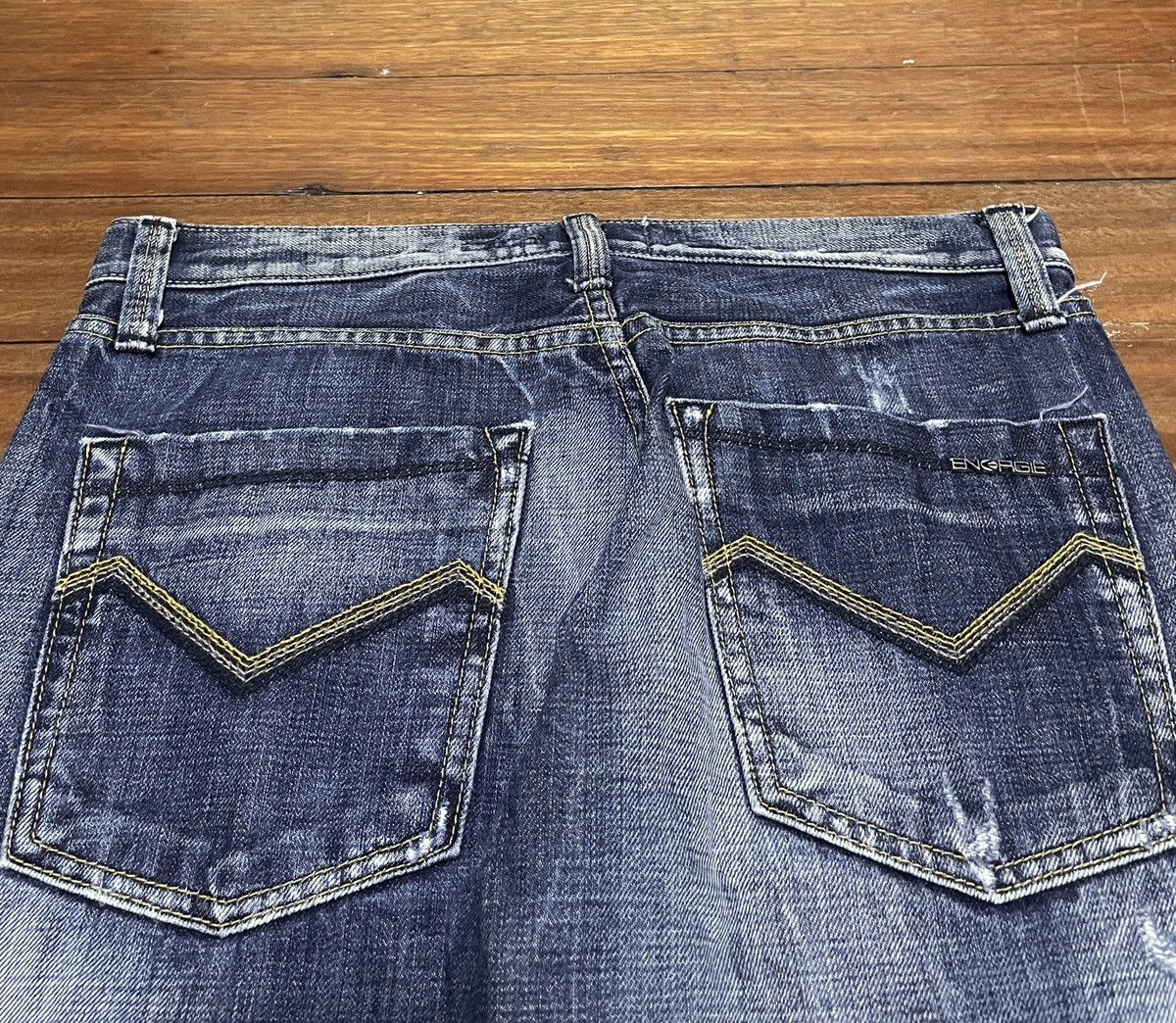 Energie Rare Design Vintage Brand Energie Distressed Jeans 2000s Size US 31 - 4 Thumbnail