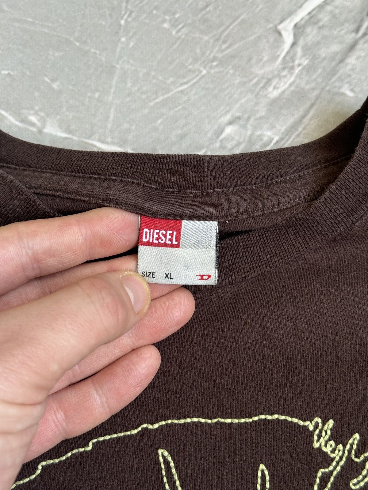 Diesel Vintage Diesel Punk Long Sleeve Tee Grunge Opium Y2k brown Size US M / EU 48-50 / 2 - 6 Thumbnail