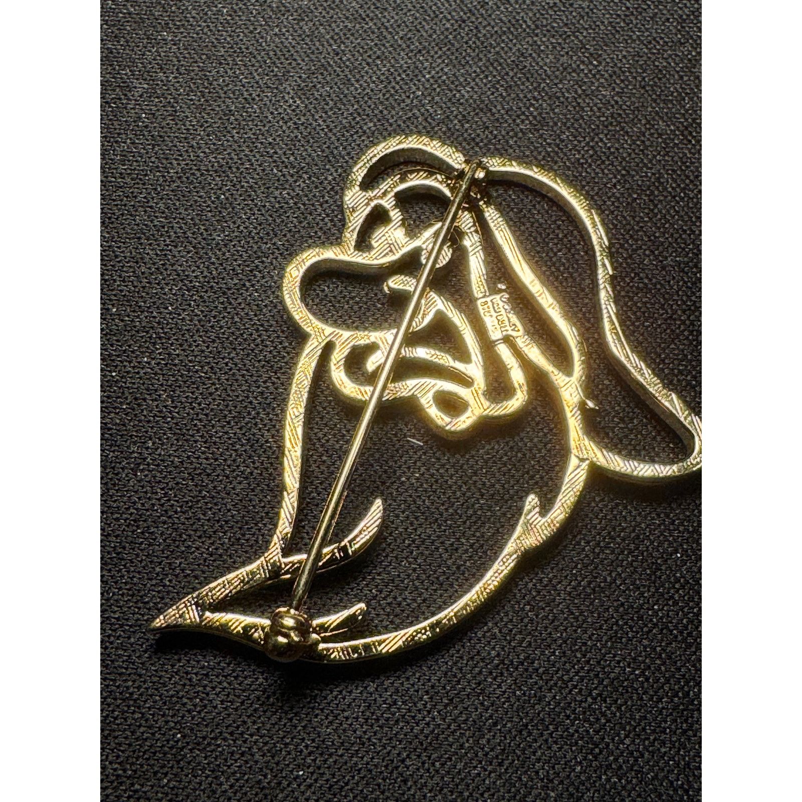 Disney Vintage Disney Sterling Vermeil Van Dell "Grumpy" Brooch Size ONE SIZE - 4 Thumbnail