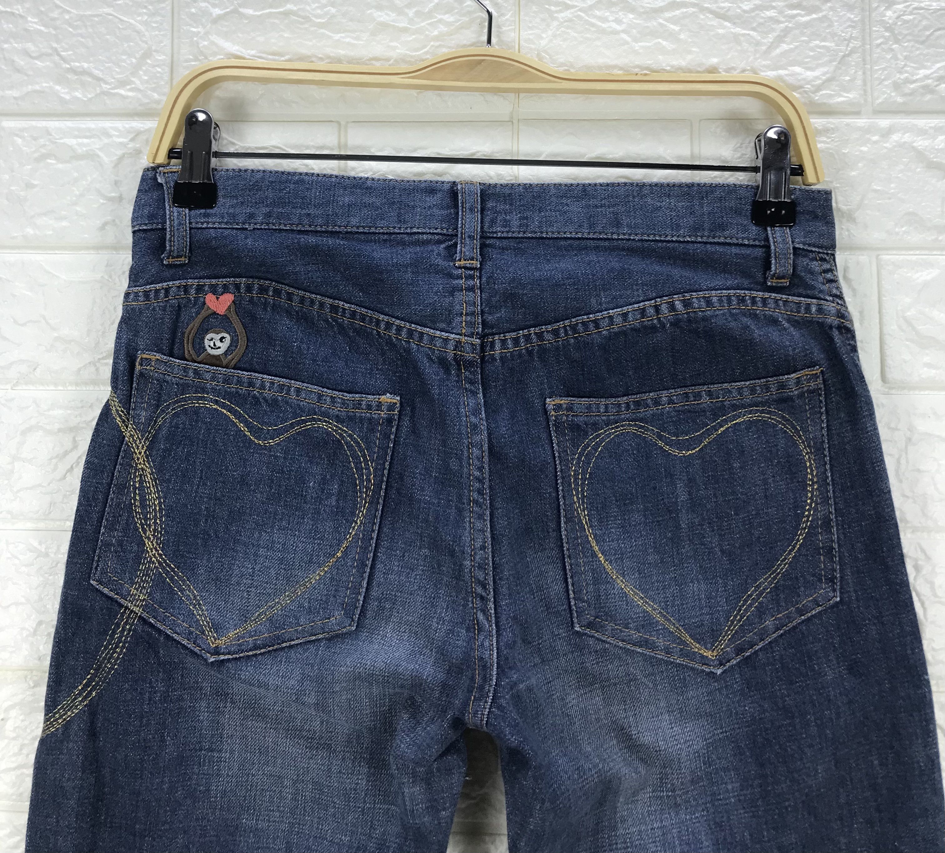 Tsumori Chisato Vintage Tsumori Chisato x Issey Miyake Embroidered Jeans Size 29" - 6 Thumbnail