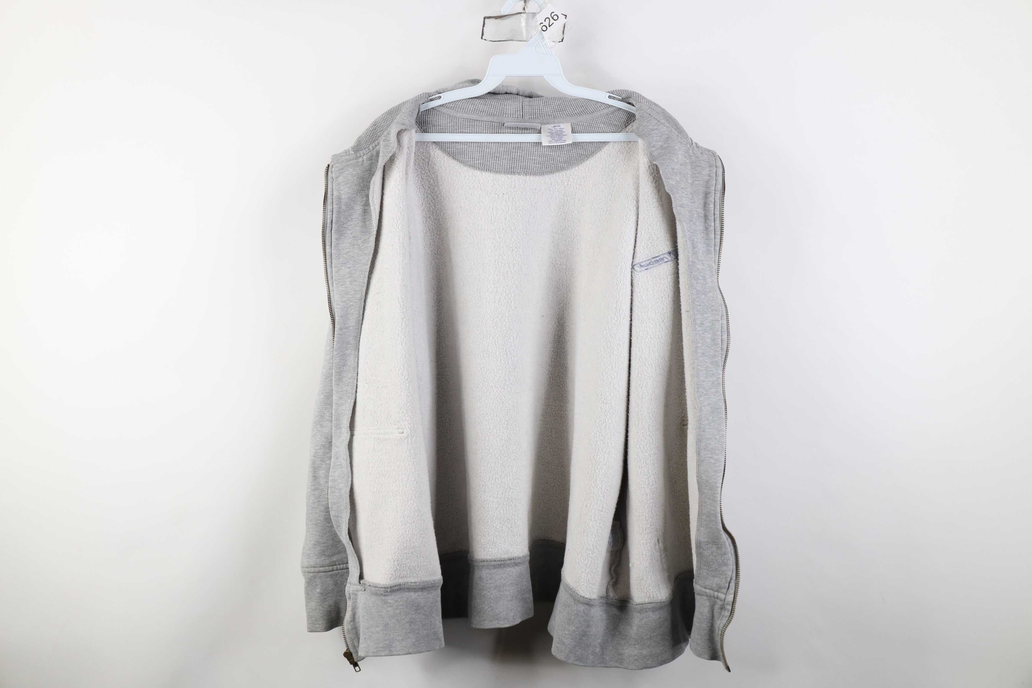 Reebok Vintage 90s Reebok Spell Out Full Zip Hoodie Sweatshirt Size US L / EU 52-54 / 3 - 11 Thumbnail