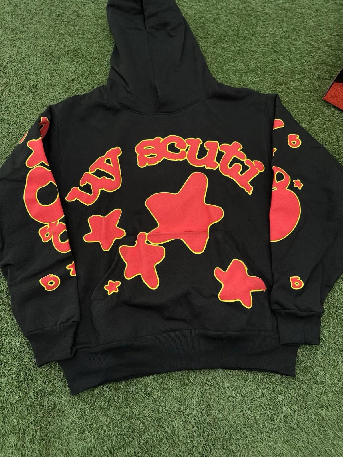 Sp5der Sp5der Worldwide Black Red Hoodie Size (Small) NEW Box + CD Size US S / EU 44-46 / 1 - 3 Thumbnail