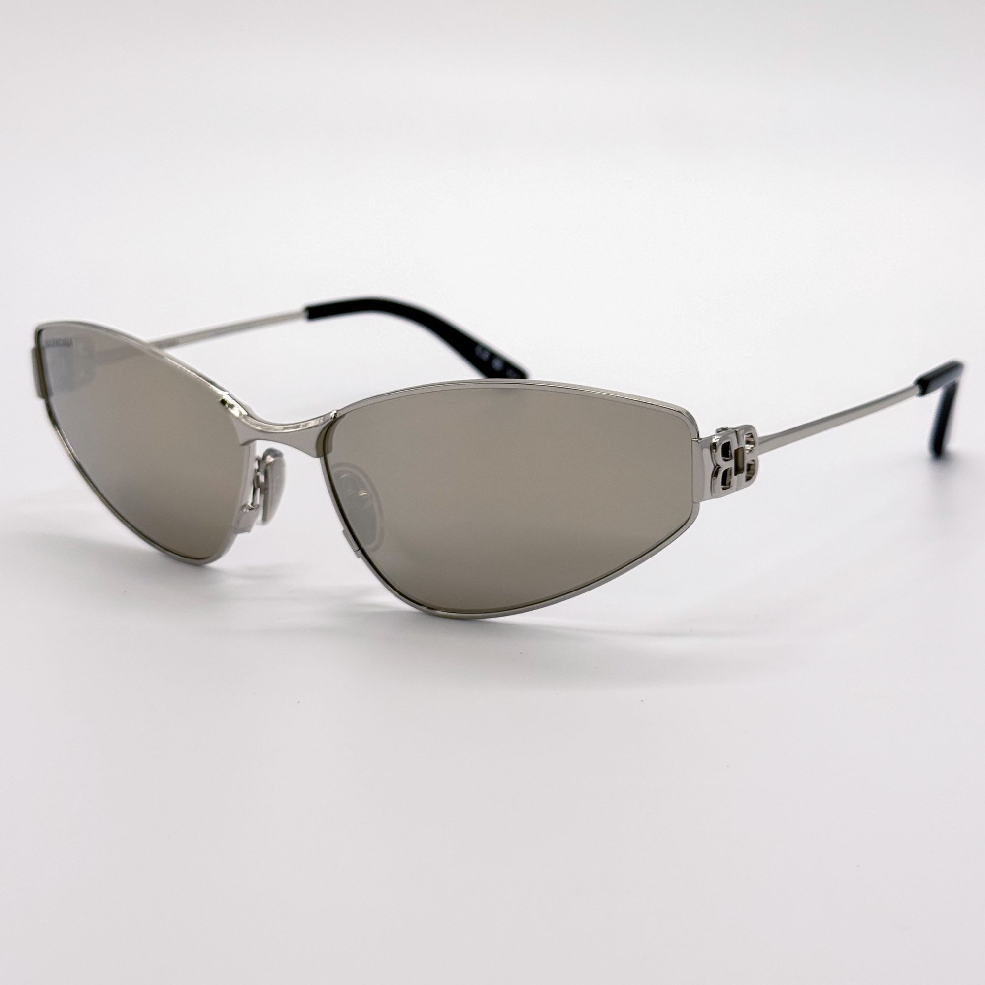 Balenciaga NEW BALENCIAGA SUNGLASSES BB0335S 006 SILVER UNISEX EYEWEAR Size ONE SIZE - 4 Thumbnail