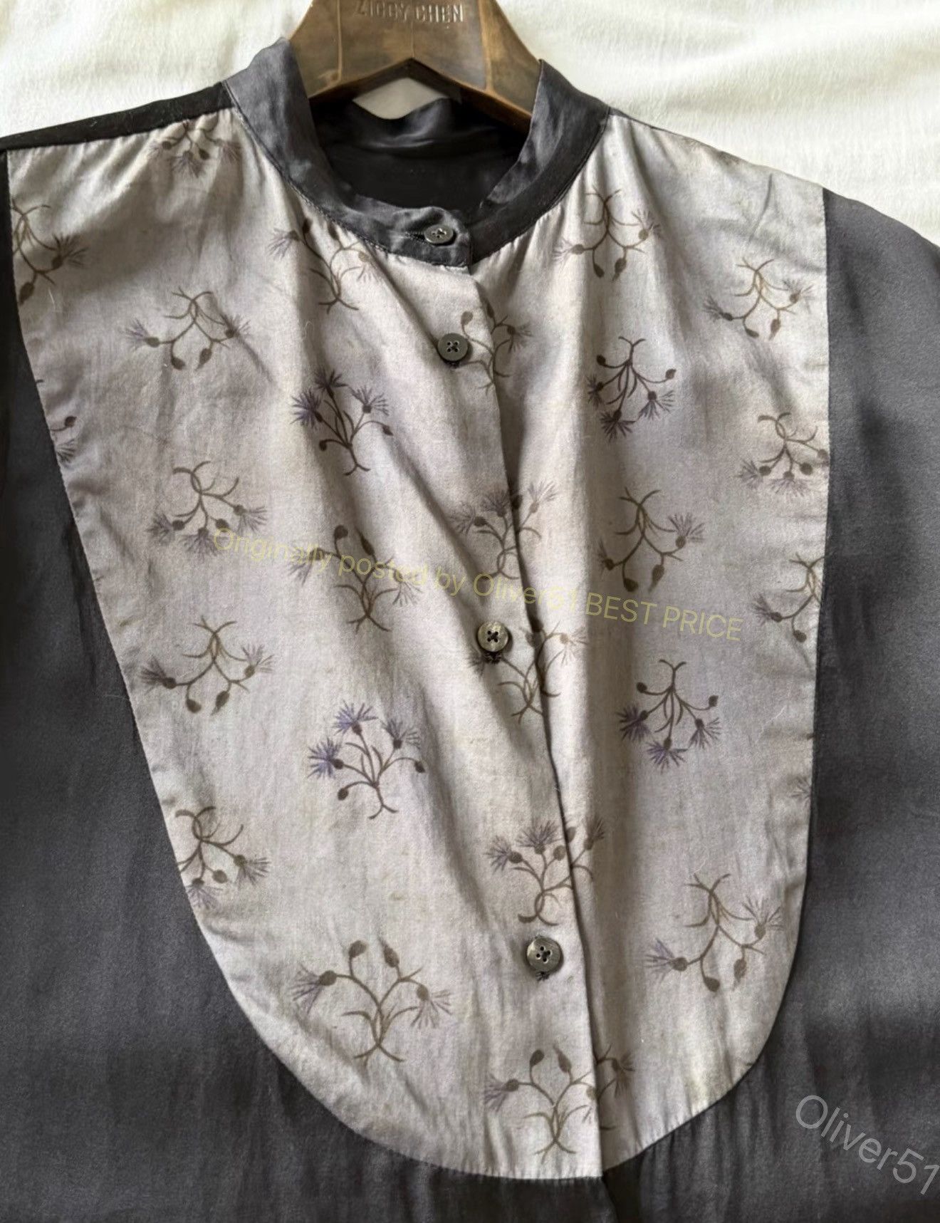 Geoffrey B. Small Geoffrey B. Small GBS floral spliced silk shirt YYYY17/2610 Size US M / EU 48-50 / 2 - 3 Thumbnail