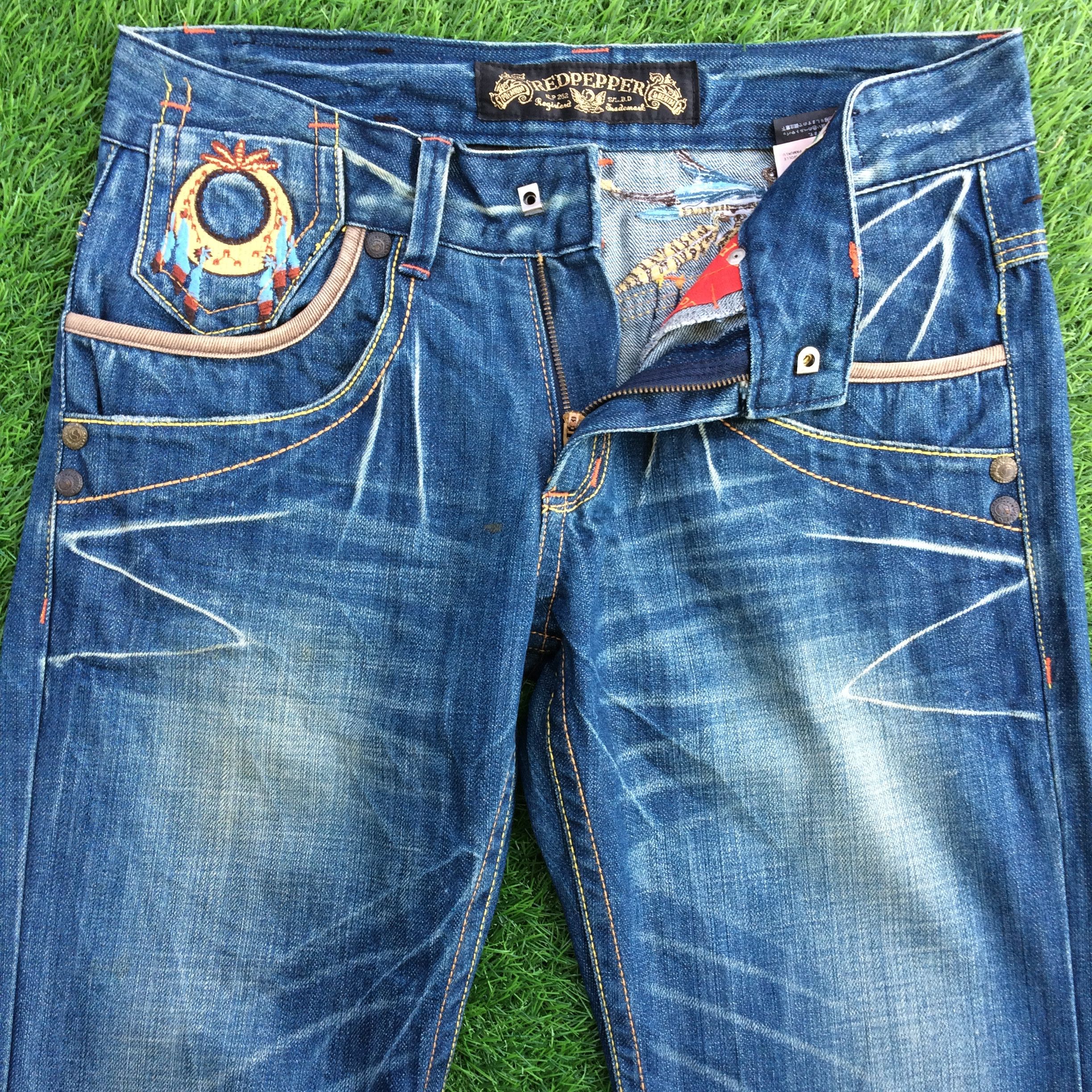 Japanese Brand Red Pepper Denim Jeans #D-821 Size US 30 / EU 46 - 3 Thumbnail