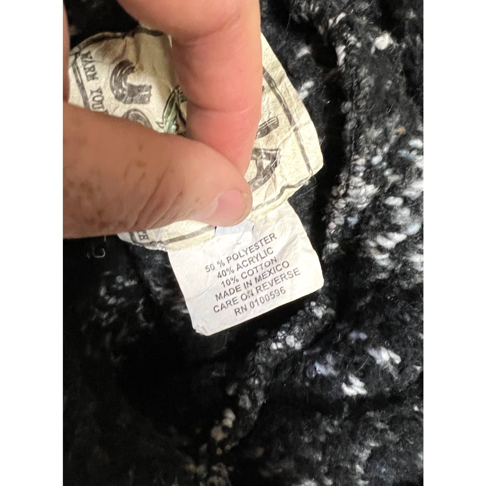 Altea Baja Joe Hoodie Adult Large Teal Charcoal Festival Baja Drug Rug Mexican Baja Joe Size M / US 6-8 / IT 42-44 - 3 Thumbnail