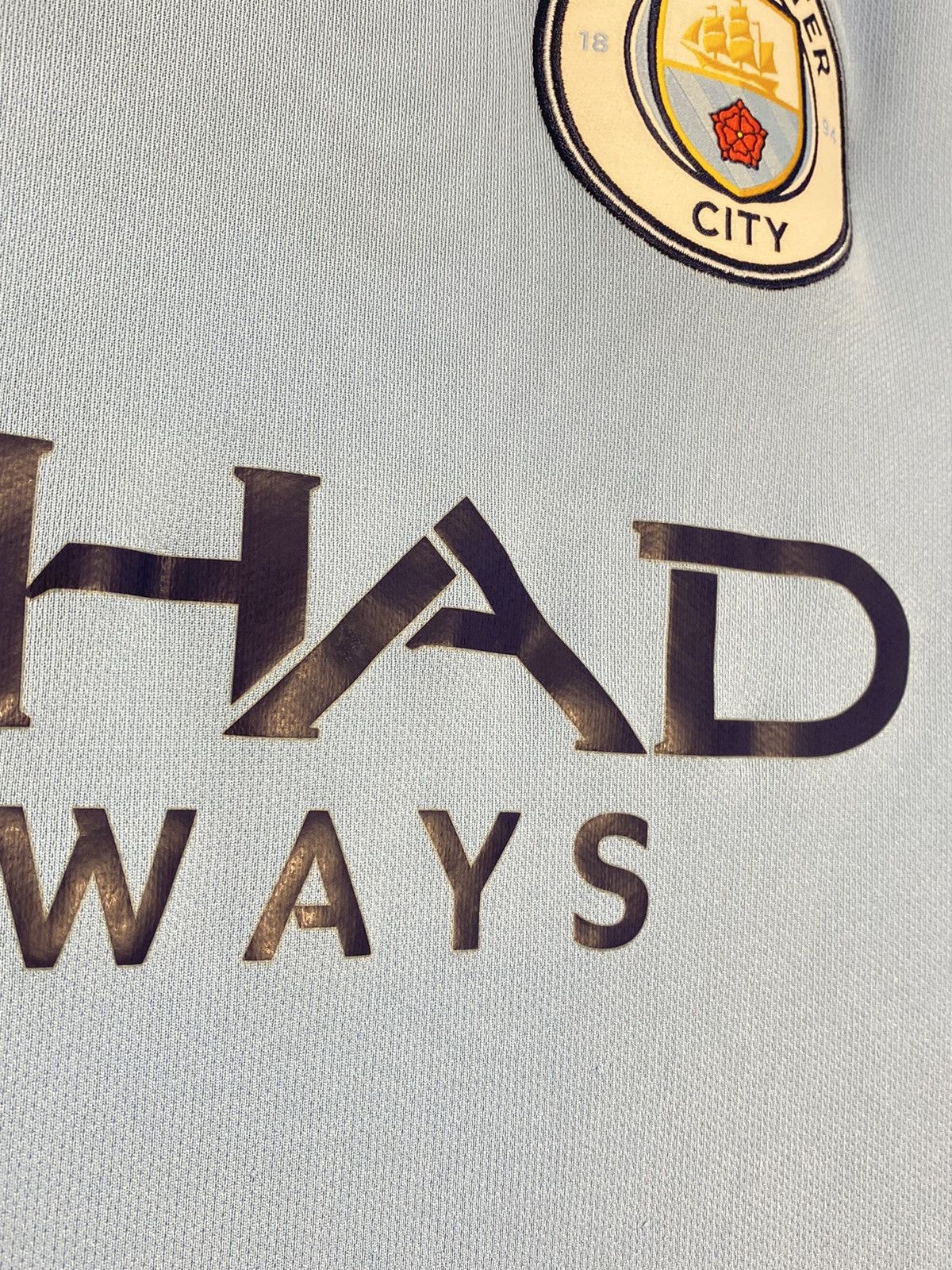 Nike Nike Manchester City 2016 2017 Home Football Shirt Size US L / EU 52-54 / 3 - 5 Thumbnail
