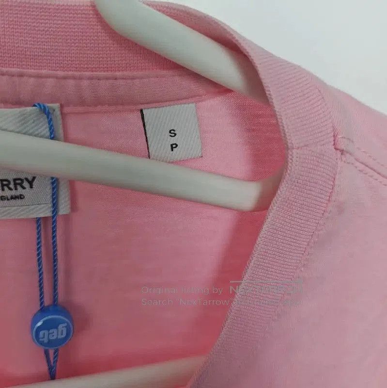 Burberry Burberry Pink Cotton Women's T-Shirt. Size S / US 4 / IT 40 - 3 Thumbnail