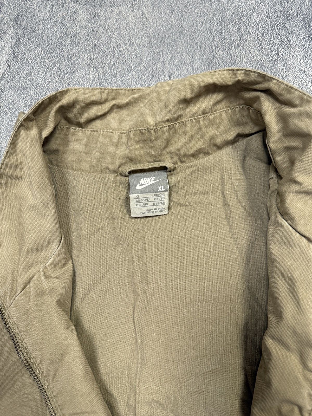 Nike y2K Nike vintage brown work Japan style jacket Size US XL / EU 56 / 4 - 19 Thumbnail