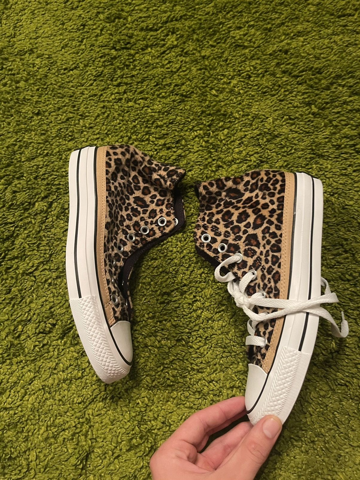 Converse × Designer Converse NWT leopard pattern sneakers Size US 7.5 / IT 37.5 - 6 Thumbnail