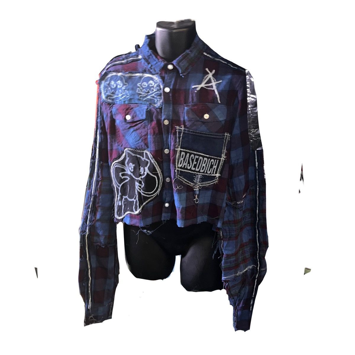 Other Basedbich custom flannel with patches size large men’s Size US L / EU 52-54 / 3 - 1 Thumbnail