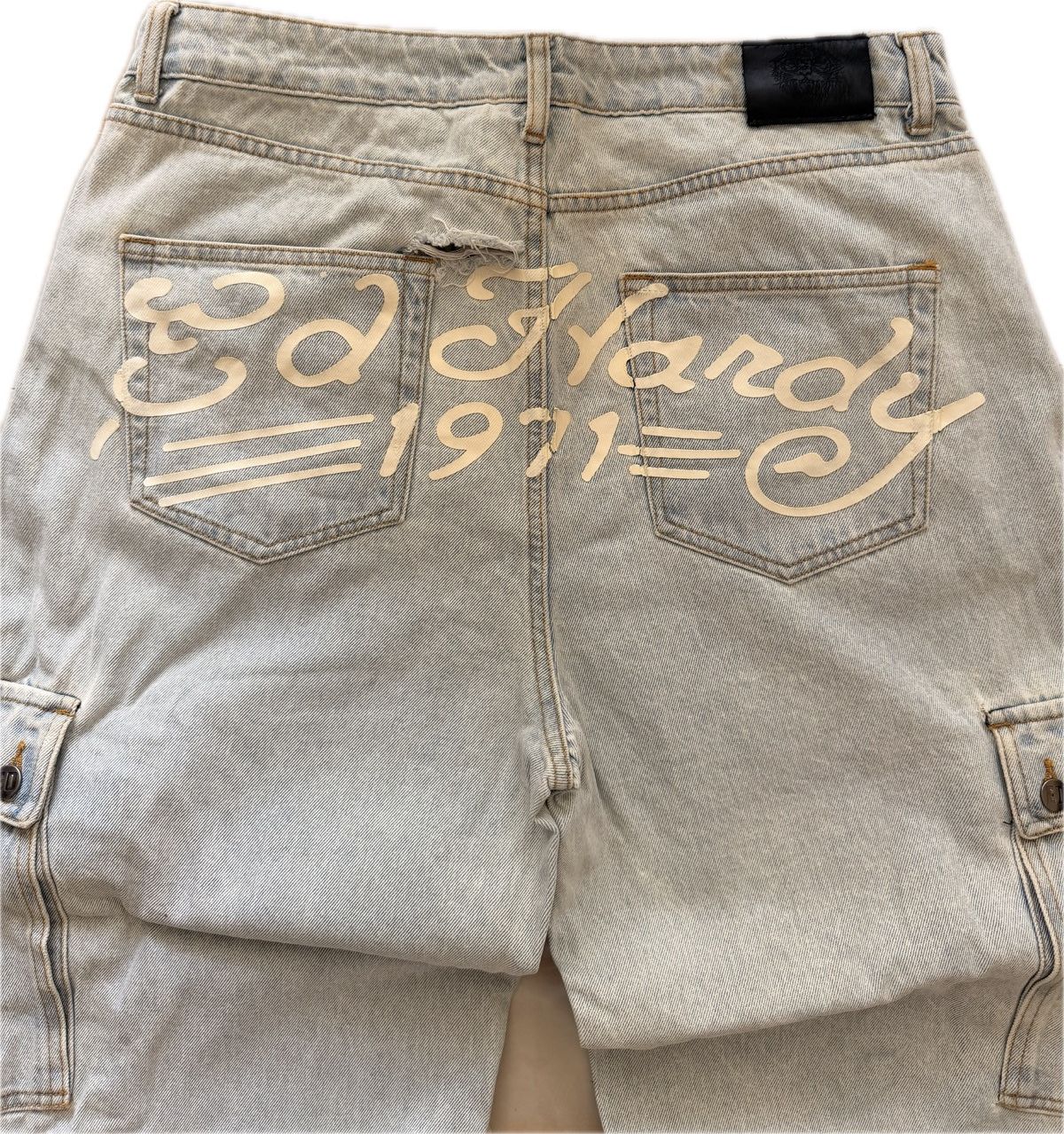 Ed Hardy Vintage Ed Hardy Cargo Jeans Size US 32 / EU 48 - 3 Thumbnail