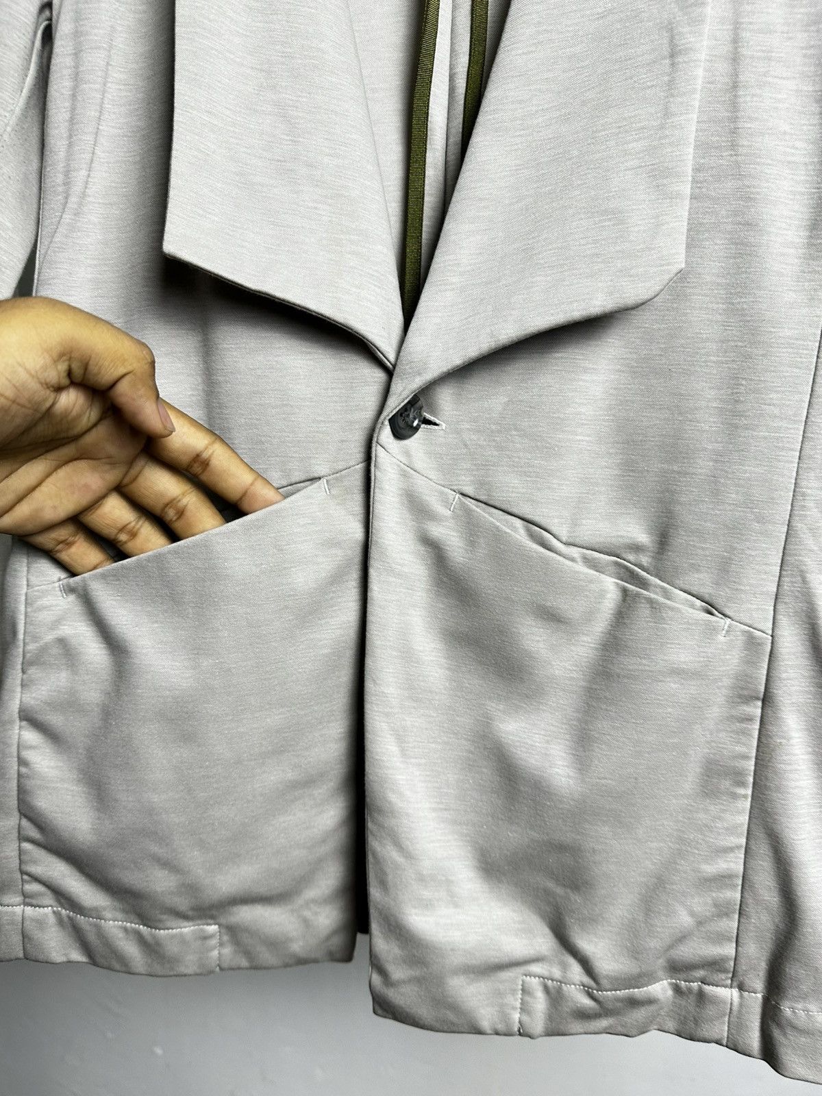 Designer × Le Grande Bleu (L.G.B.) × Tornado Mart Tornado Mart Open Front One Button Jacket Size S / US 4 / IT 40 - 4 Thumbnail