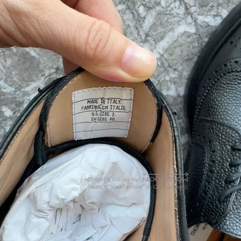 Thom Browne Thom Browne Black leather shoes Size US 7 / EU 40 - 6 Thumbnail