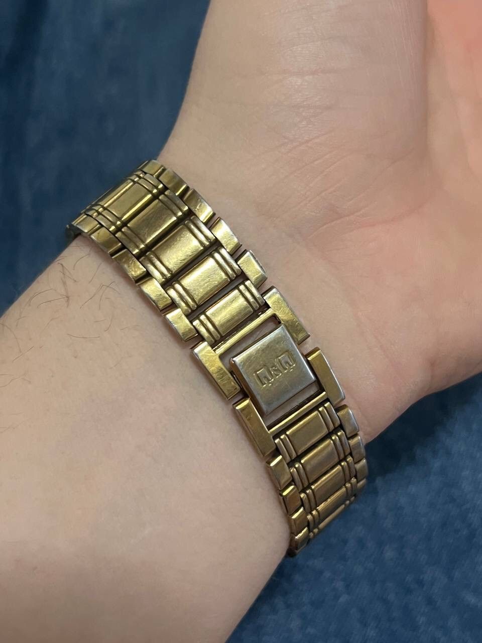 Japanese Brand × Vintage Vintage Gold Tone Form Japanese style futuristic Watch Tank Size ONE SIZE - 8 Thumbnail