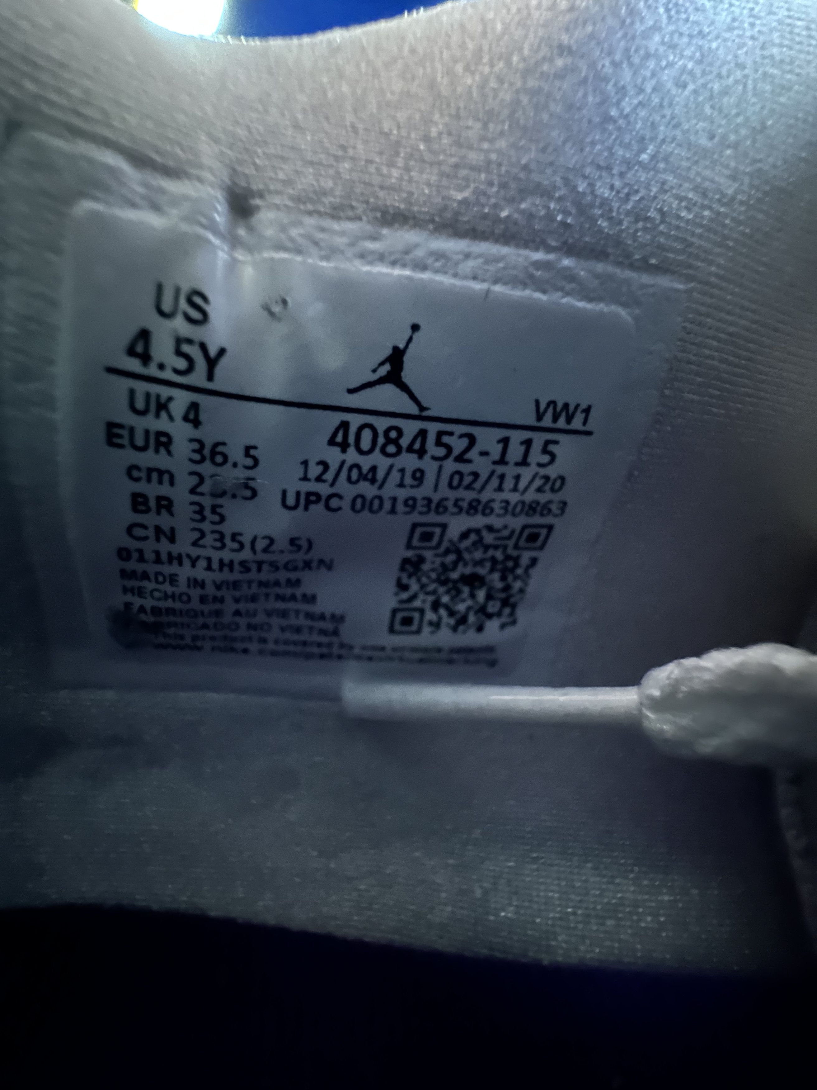 Jordan Brand Jordan 4 Retro Mettalic Purple (GS) Size US 6 / IT 36 - 6 Thumbnail