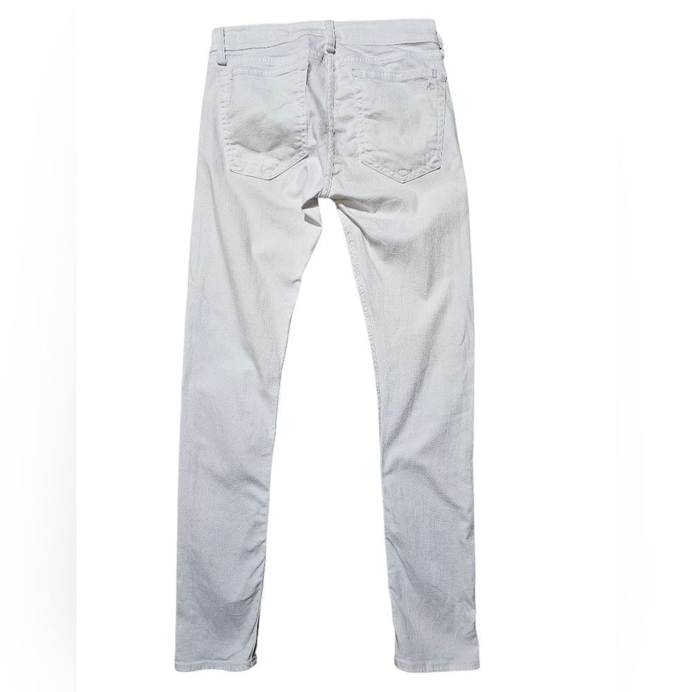 Rag & Bone Rag & Bone Dre Slim Boyfriend Jean White 25 Size 25" / US 0 / IT 36 - 2 Thumbnail