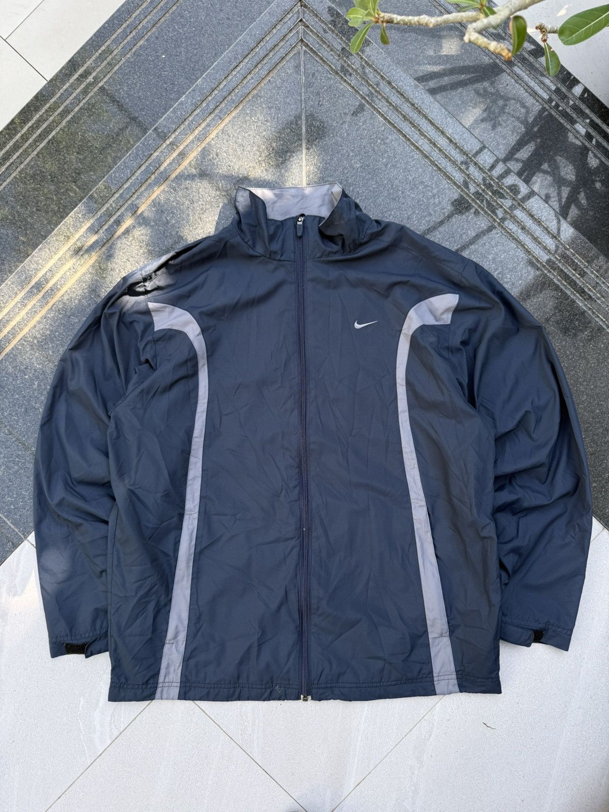 Nike 90’s NIKE RARE SWOOSH Y2K RETRO ZIP NYLON LOGOVINTAGE JACKET Size US L / EU 52-54 / 3 - 2 Thumbnail