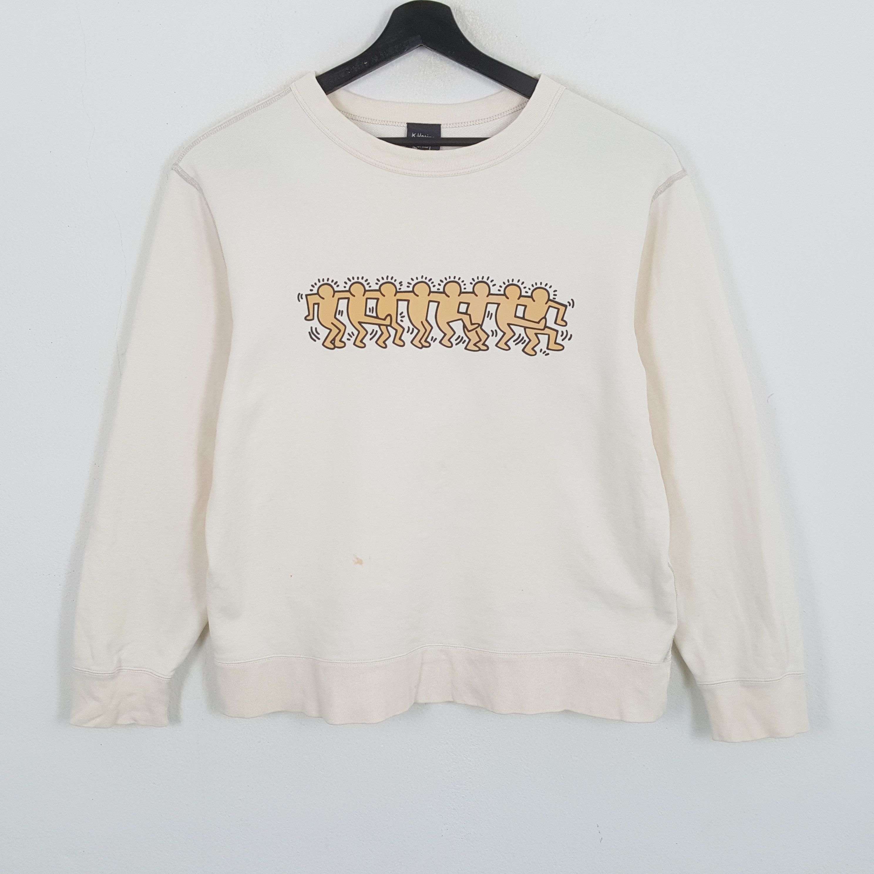 Keith Haring × Vintage KEITH HARING Art Design Style Streetwear Sweatshirt Size US L / EU 52-54 / 3 - 1 Thumbnail