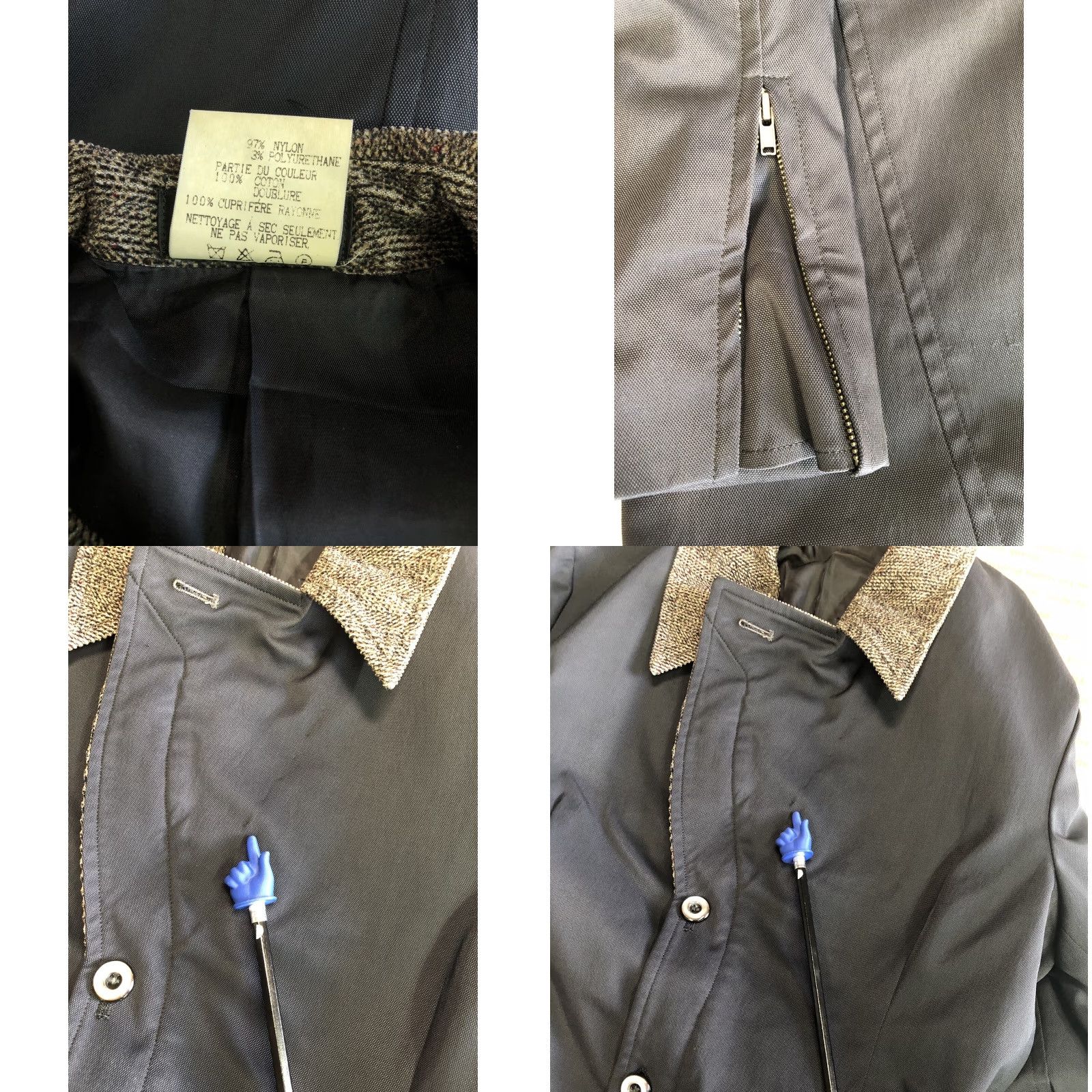 Matsuda VINTAGE Matsuda Jacket Coat Black Brown Button Made In Japan Womens Size 50 Nylon Polyester Parka Unisex Adults Size XL / US 12-14 / IT 48-50 - 10 Thumbnail