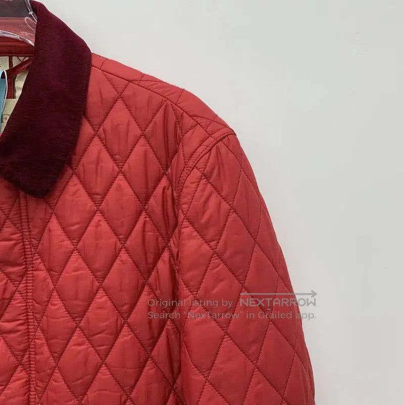 Burberry Burberry Red Quilted Nylon Jacket for Men. Size US S / EU 44-46 / 1 - 3 Thumbnail