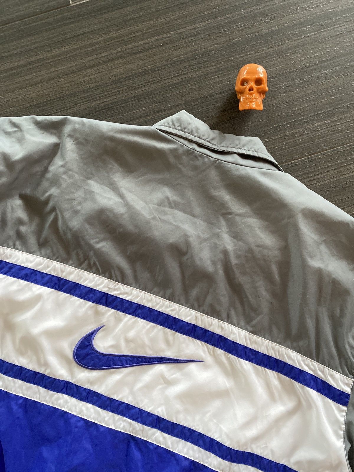 Nike × Vintage 90s Nike big logo windbreaker XL Size US XL / EU 56 / 4 - 6 Thumbnail
