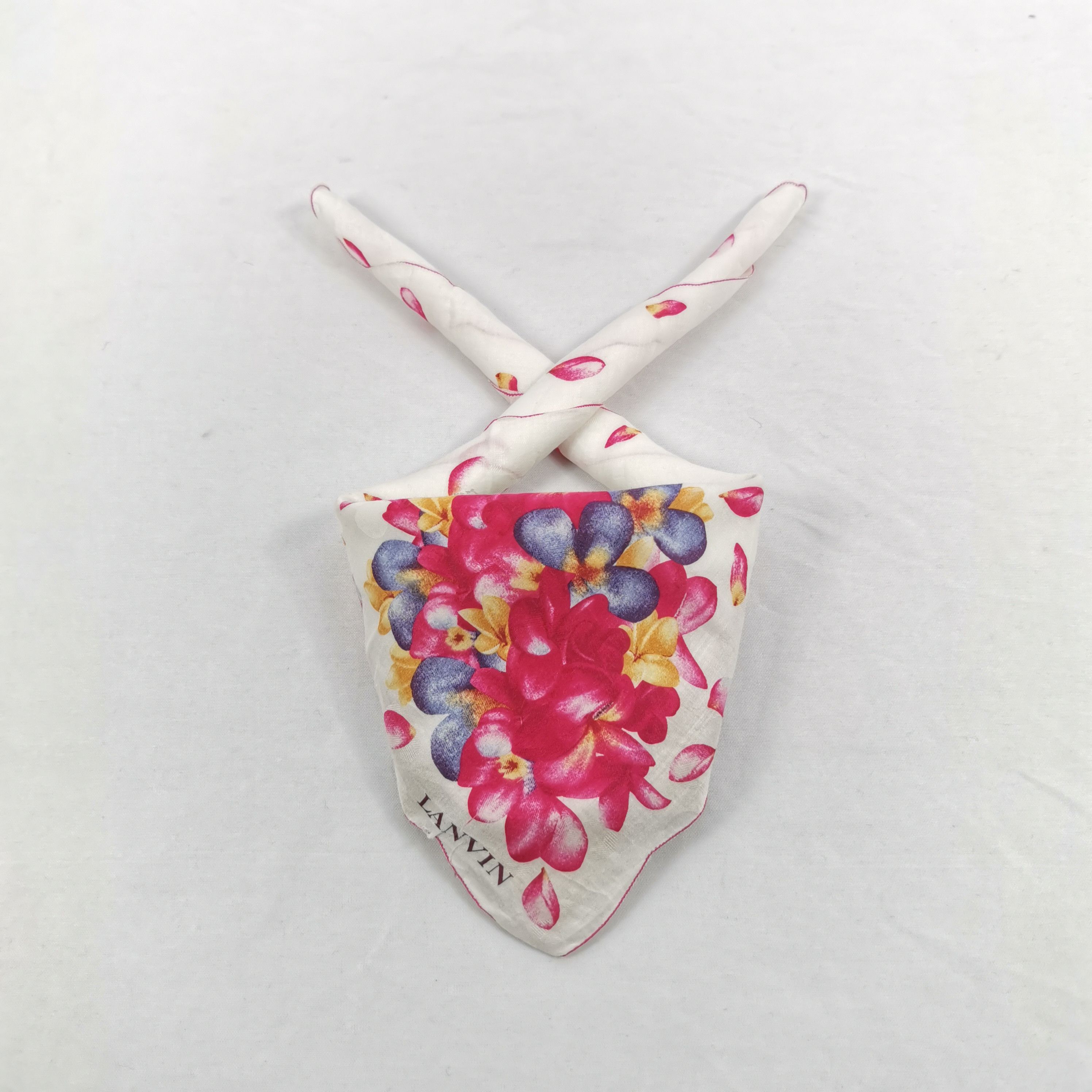 Lanvin Vintage Lanvin Handkerchief Neckerchief Bandana Size ONE SIZE - 1 Thumbnail