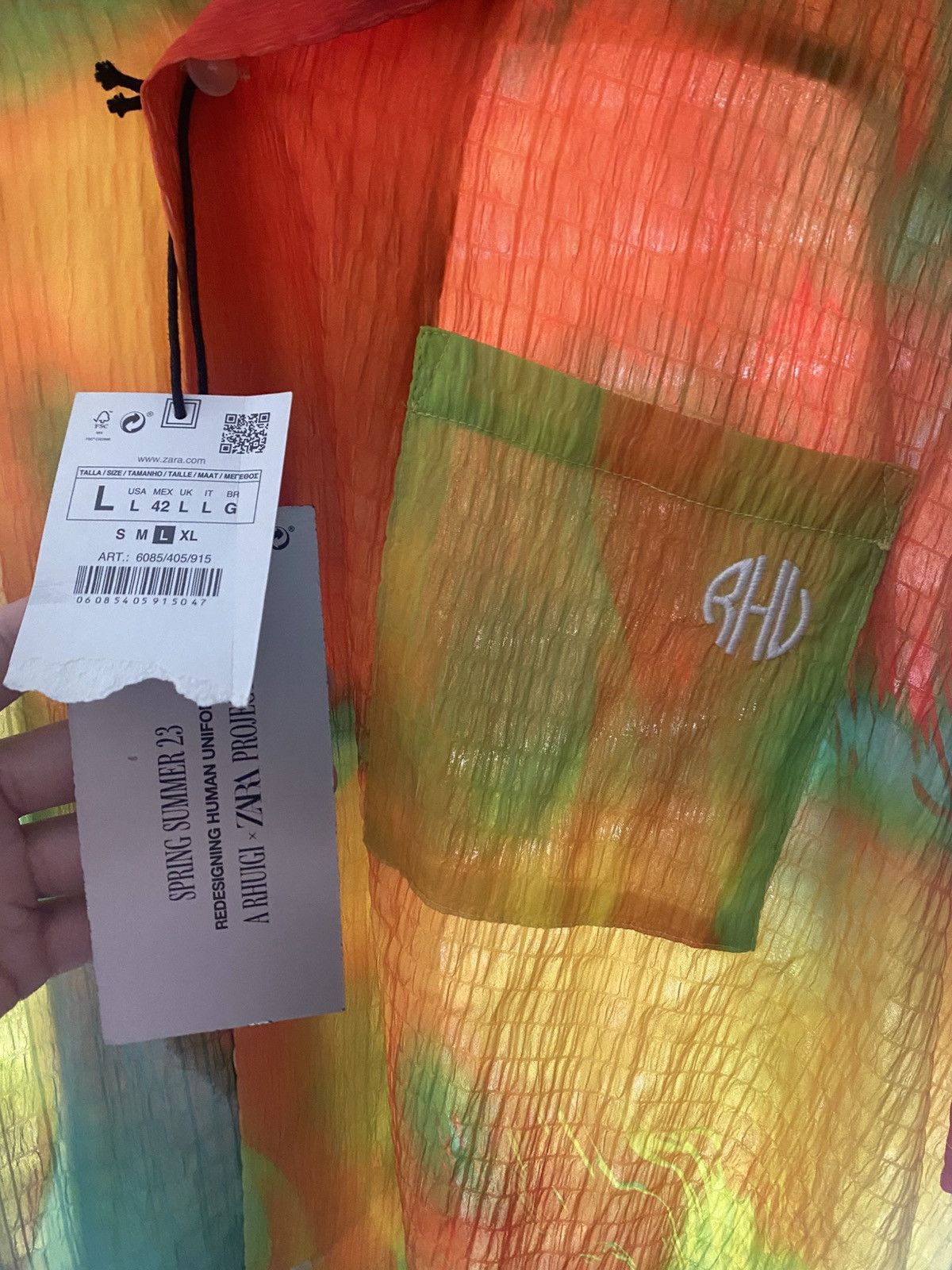 Rhude Rhuigi Rhude Zara Multicolor Button Up Size US XL / EU 56 / 4 - 2 Thumbnail