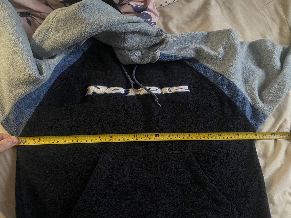 Japanese Brand × No Fear × Vintage Vintage 90's No Fear Fleece Hoodie Jacket Retro big logo Size US L / EU 52-54 / 3 - 8 Thumbnail