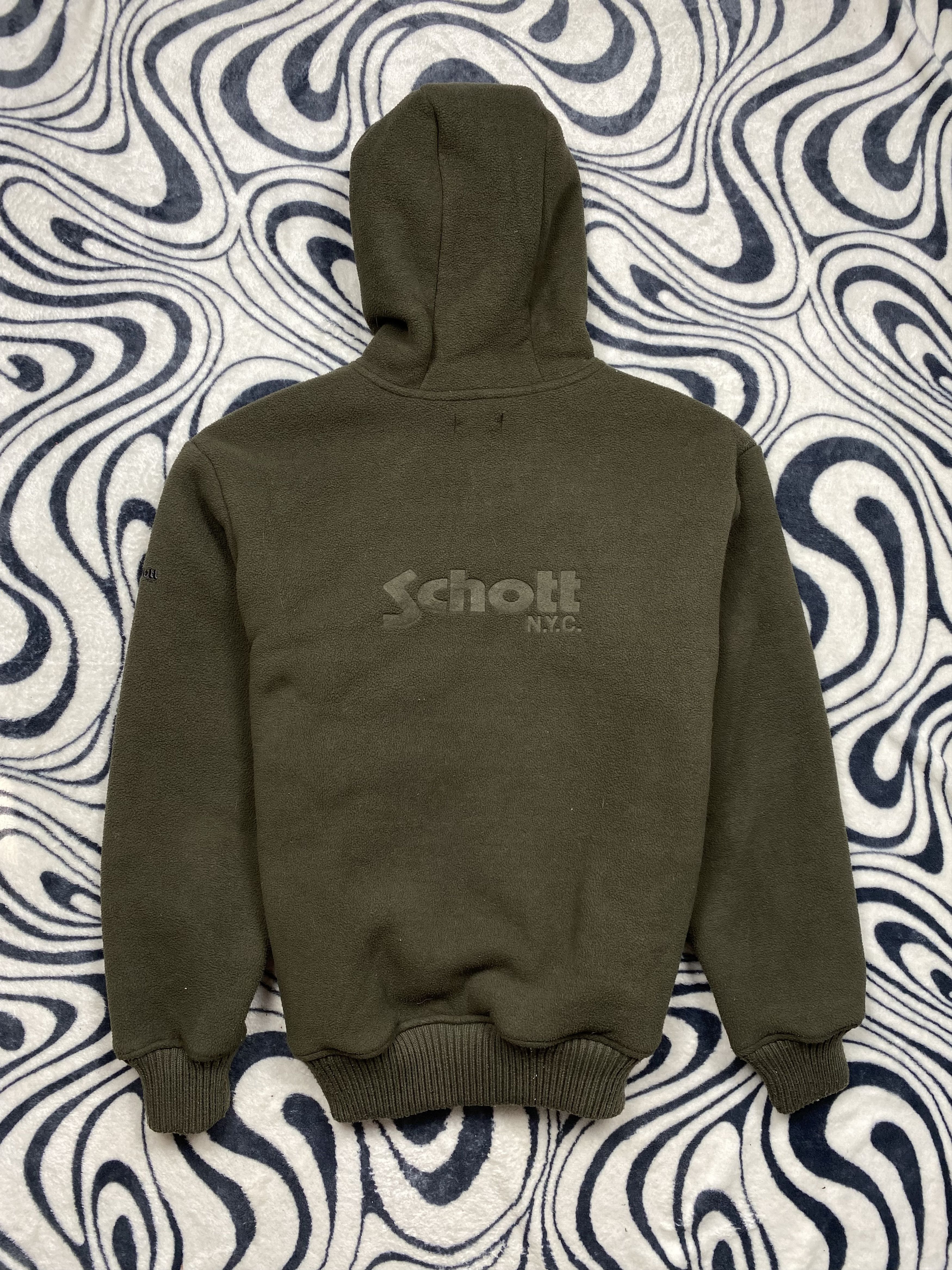 Schott Schott Vintage Mens Teddy Fleece Sherpa Jacket Y2K Size US L / EU 52-54 / 3 - 1 Thumbnail