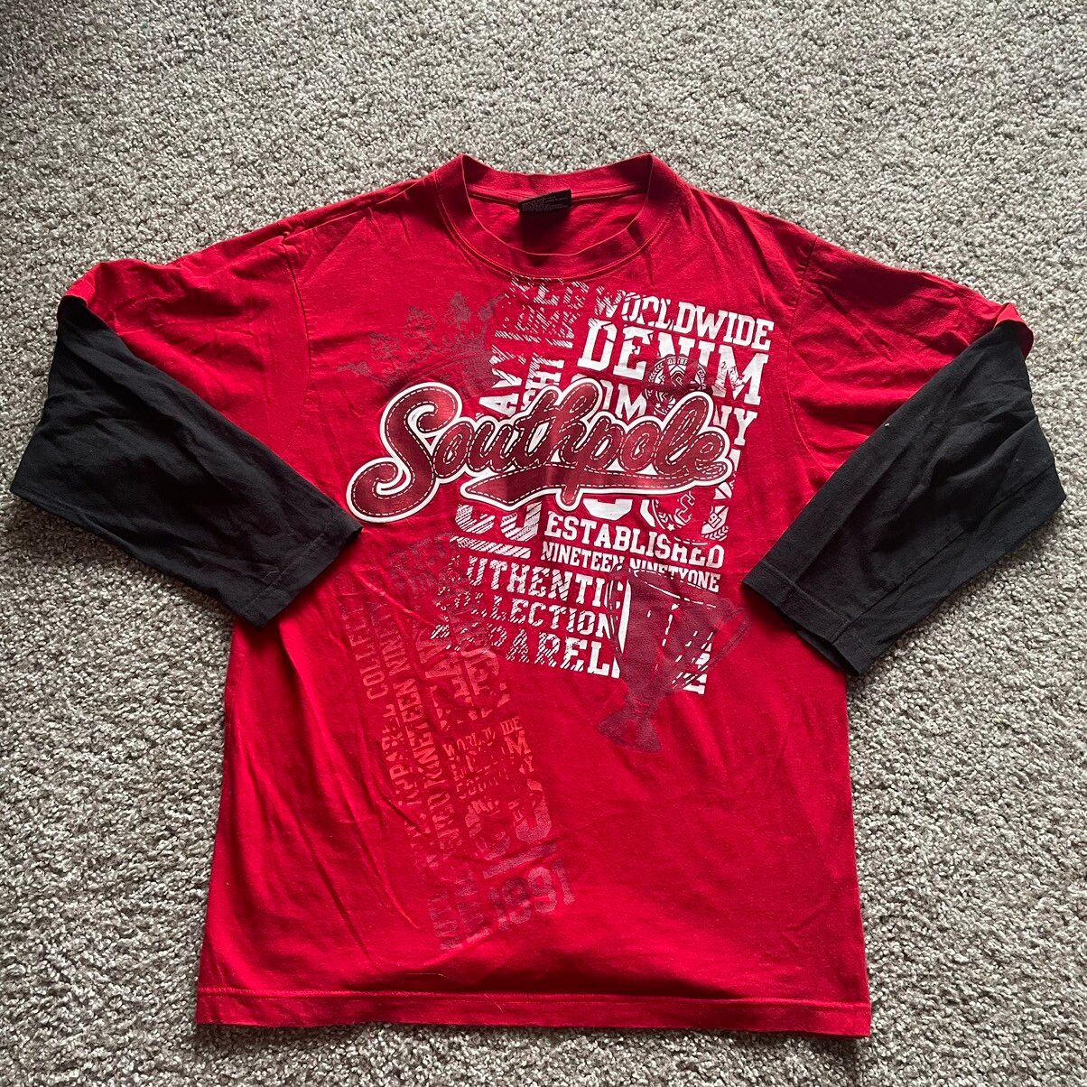 Vintage vintage y2k southpole affliction style longsleeve tee