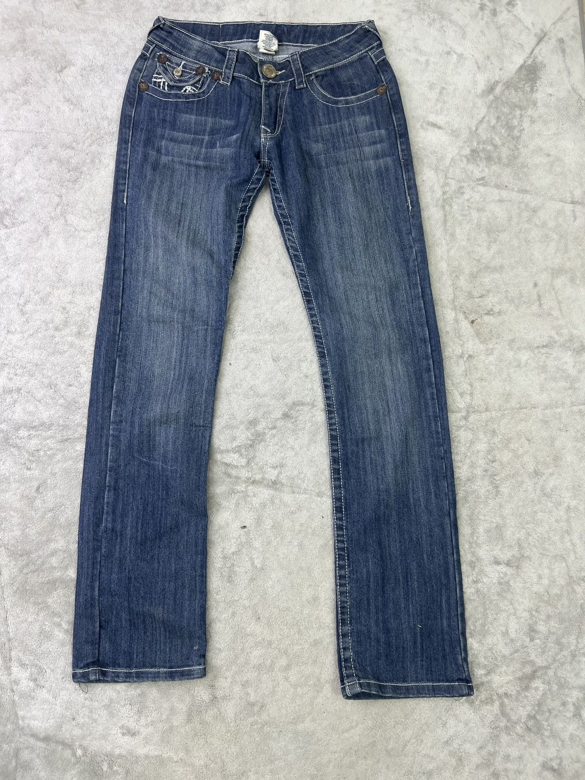 True Religion True Religion Joey Bootcut Jeans Women’s Size 27 Y2K Blue Size 27" / US 4 / IT 40 - 1 Thumbnail
