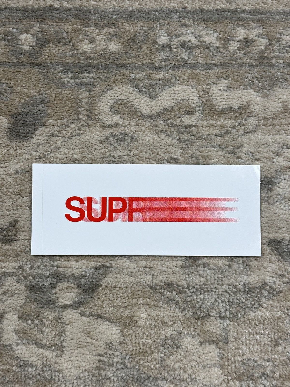Supreme Supreme Motion Logo Sticker Size ONE SIZE - 1 Thumbnail