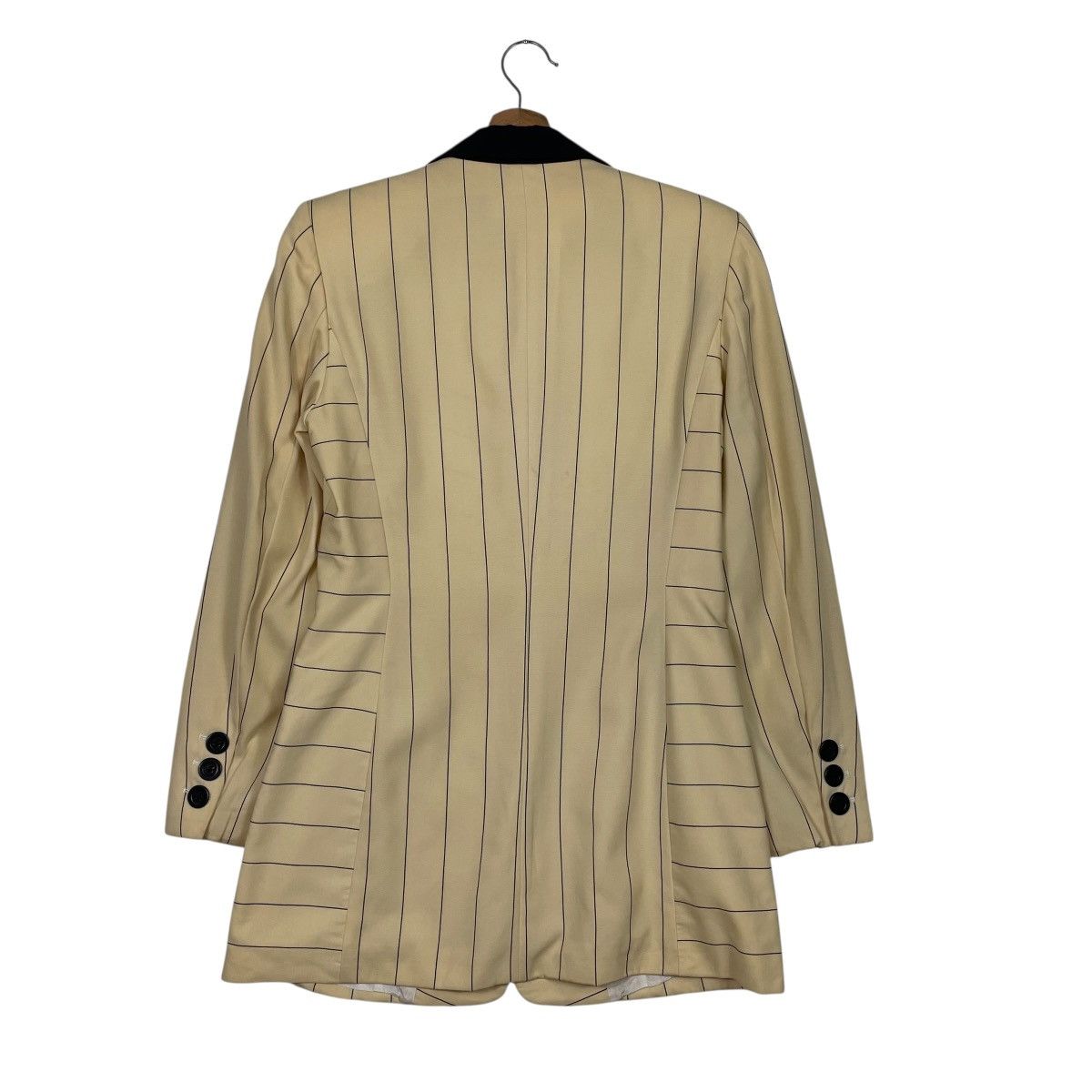 Escada Escada By Margaretha Ley Stripe Wool Jacket Size M / US 6-8 / IT 42-44 - 7 Thumbnail