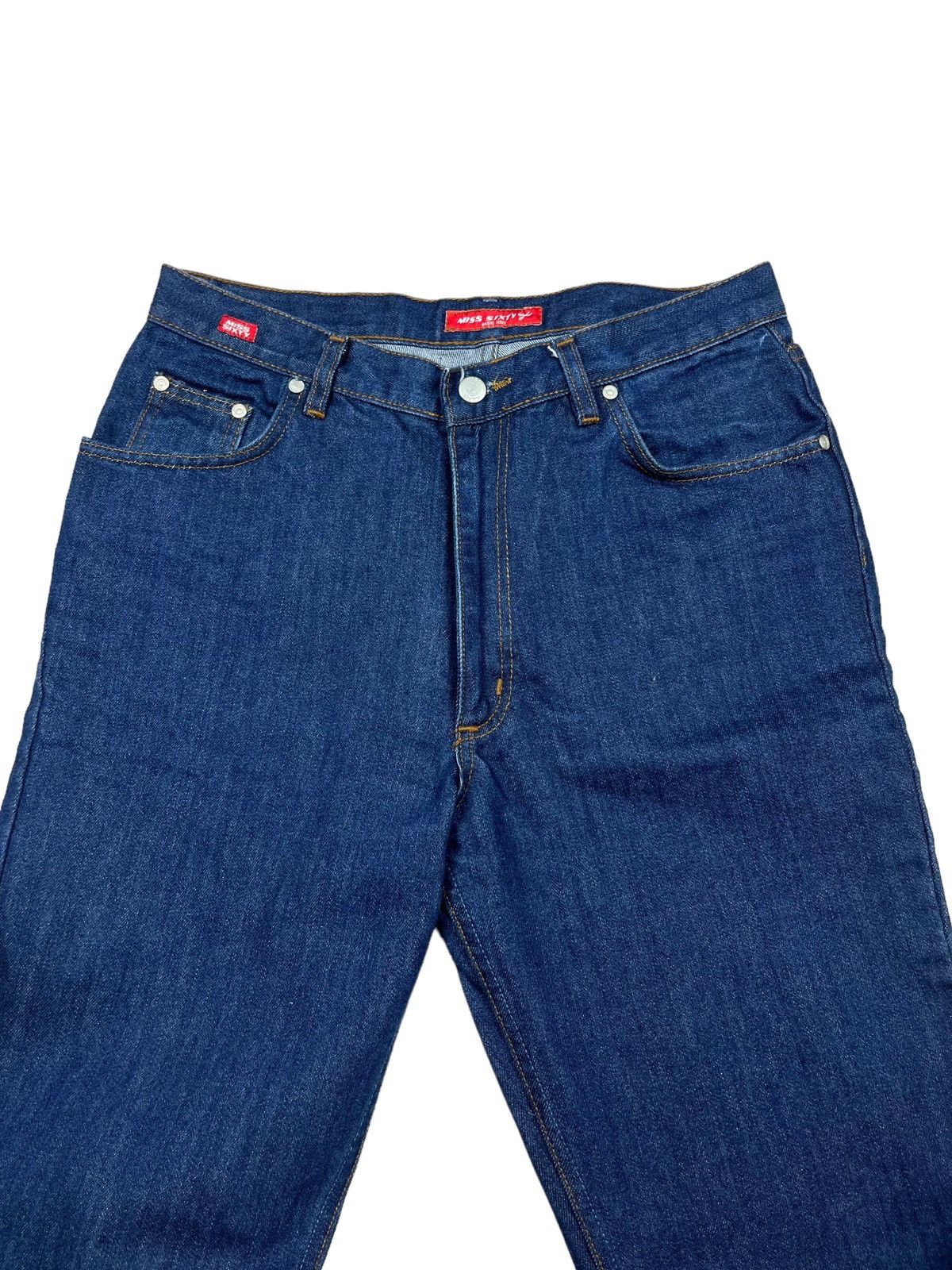 Vintage Vintage 90s Miss Sixty Flared Jeans Italy y2k Denim Size 32" / US 10 / IT 46 - 6 Thumbnail