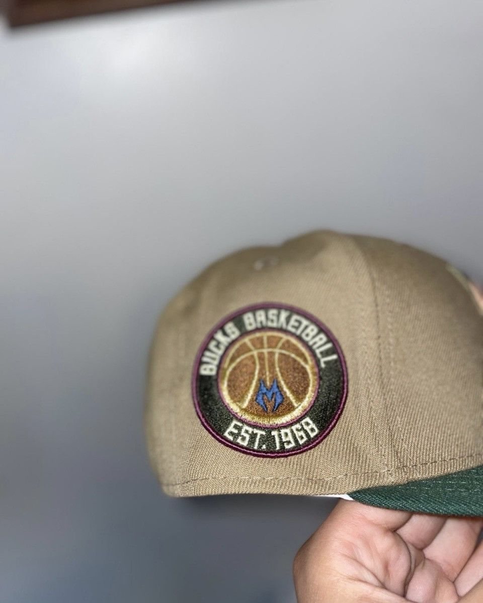 New Era Myfitteds Milwaukee bucks city series vintage acg size 7 1/8 Size ONE SIZE - 3 Thumbnail